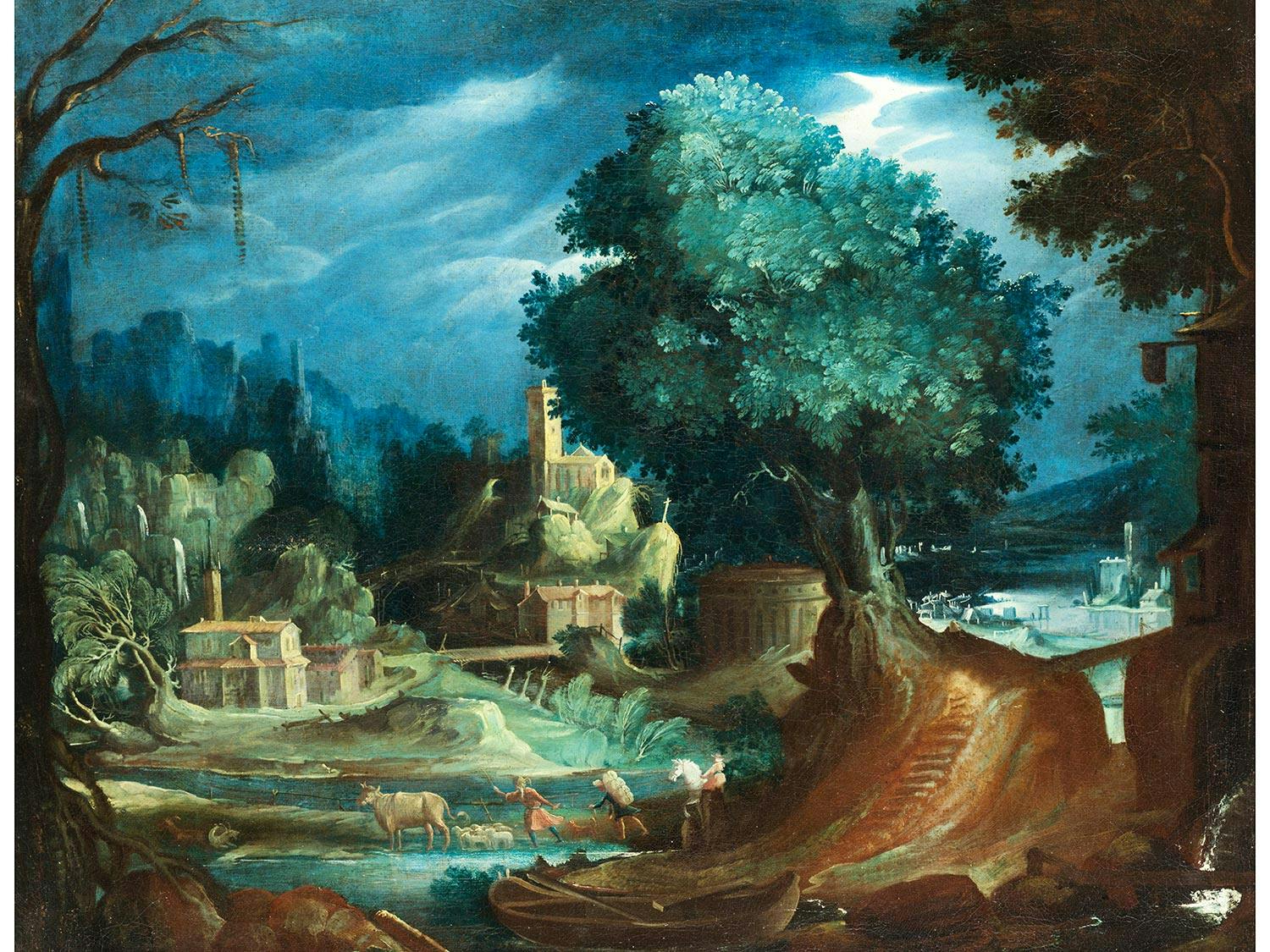 Detailabbildung: Paul Bril, um 1553/54 Antwerpen – 1626 Rom