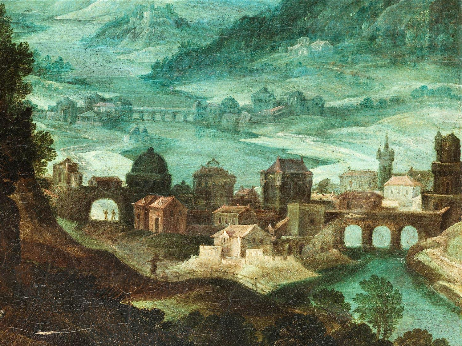 Detailabbildung: Paul Bril, um 1553/54 Antwerpen – 1626 Rom