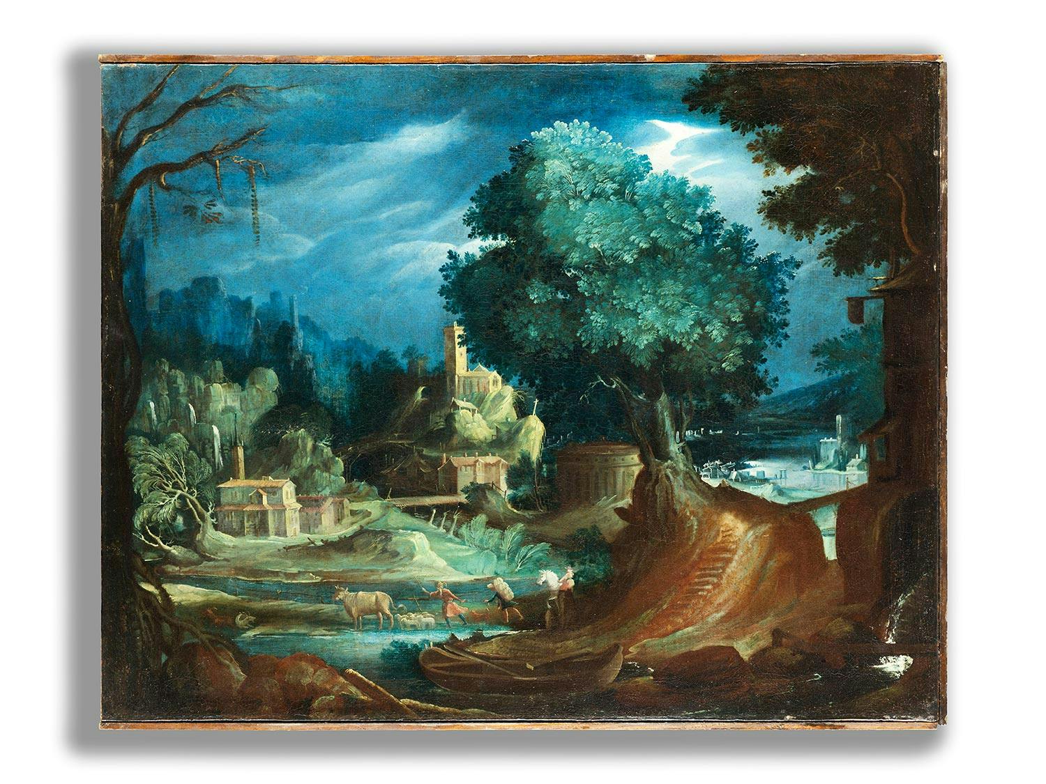 Detailabbildung: Paul Bril, um 1553/54 Antwerpen – 1626 Rom