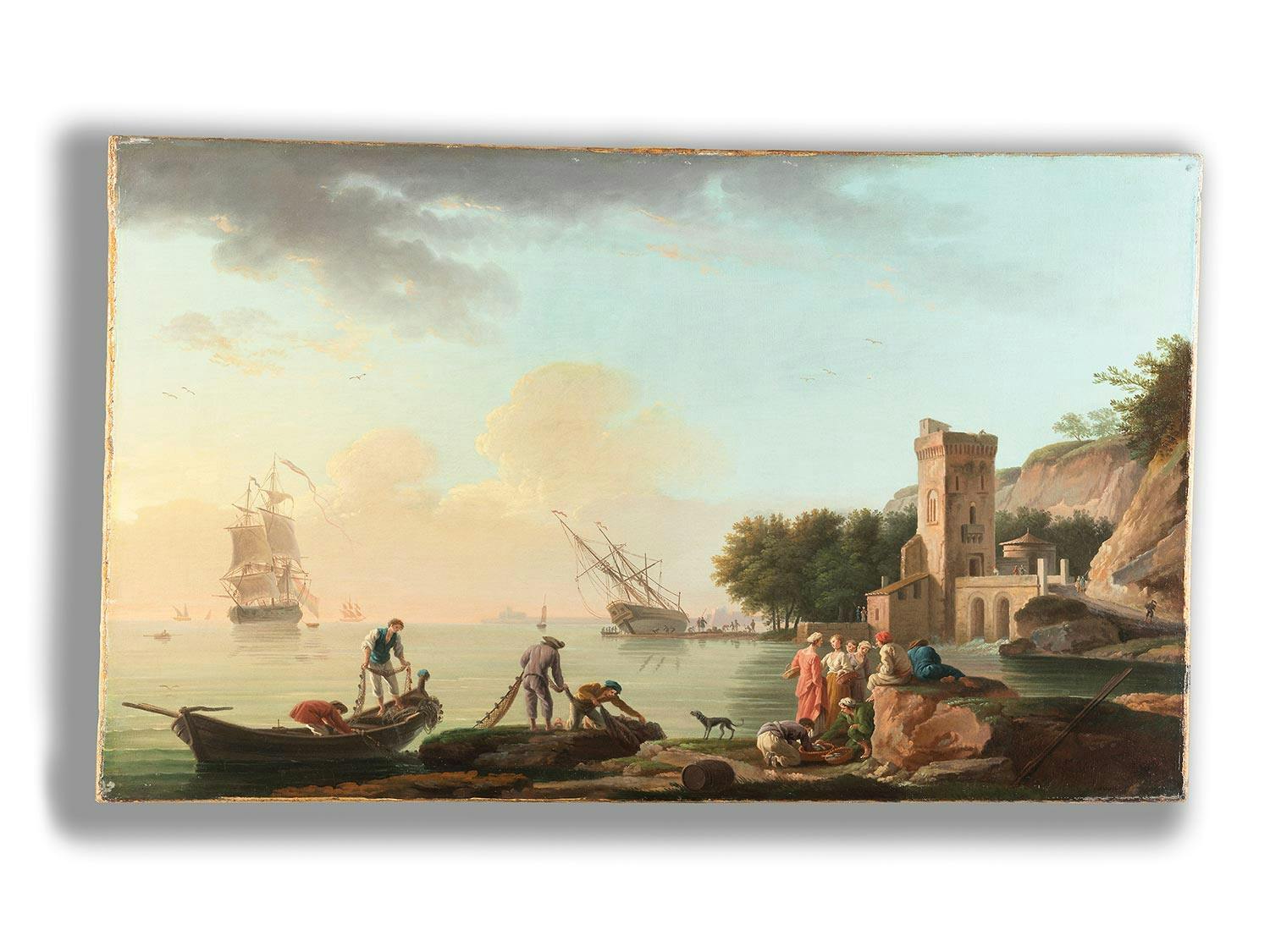 Detailabbildung: Joseph Vernet, 1714 Avignon – 1789 Paris