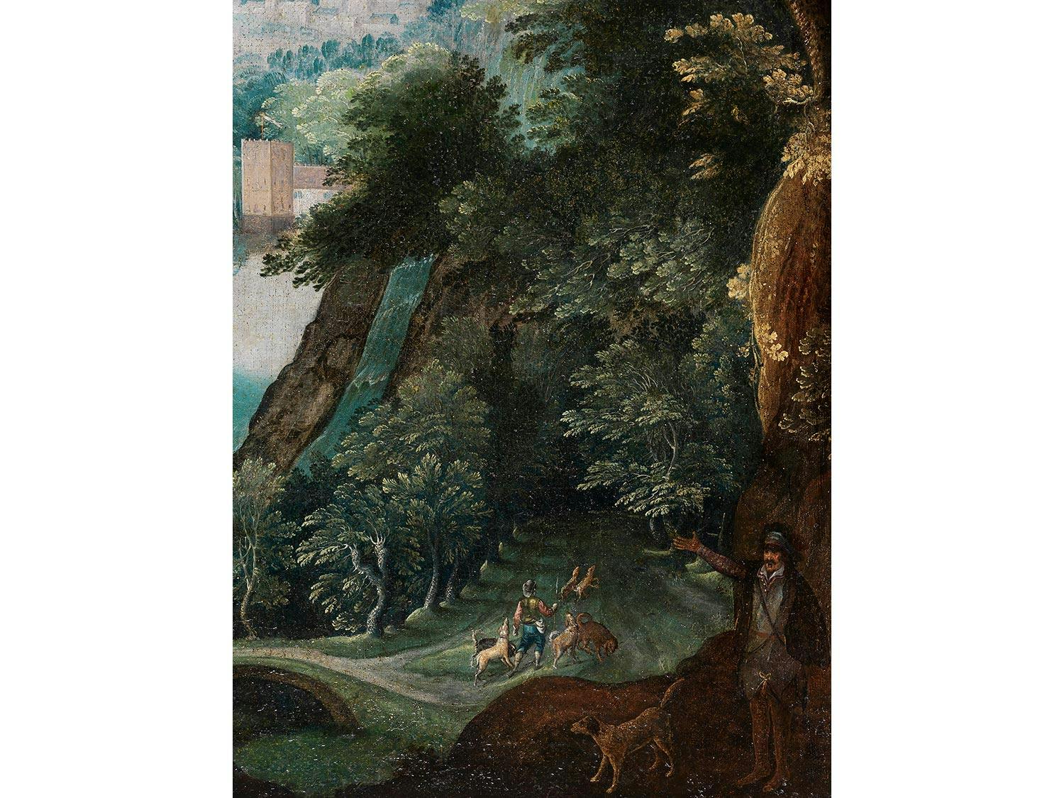 Detailabbildung: Gillis van Coninxloo II, 1544 Antwerpen – 1607 Amsterdam, zug.