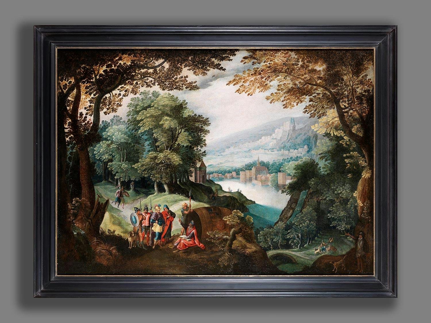 Detailabbildung: Gillis van Coninxloo II, 1544 Antwerpen – 1607 Amsterdam, zug.