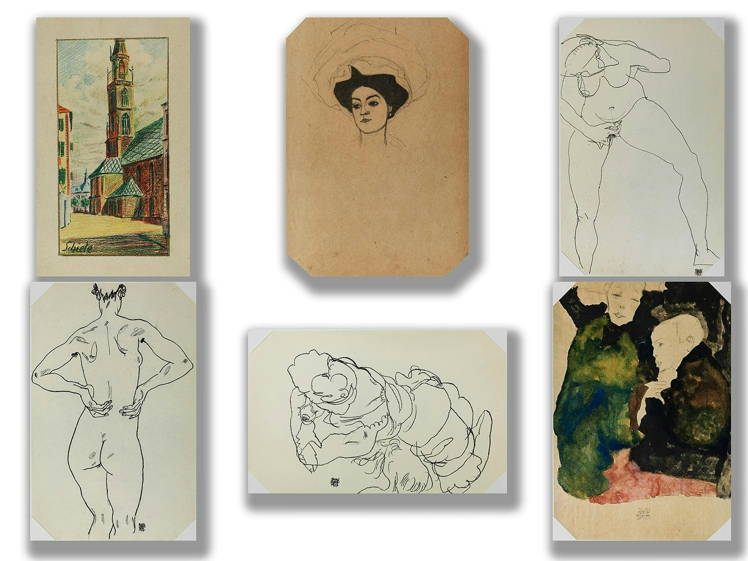 Detailabbildung: Egon Schiele, 1890 Tulln – 1918 Wien, nach