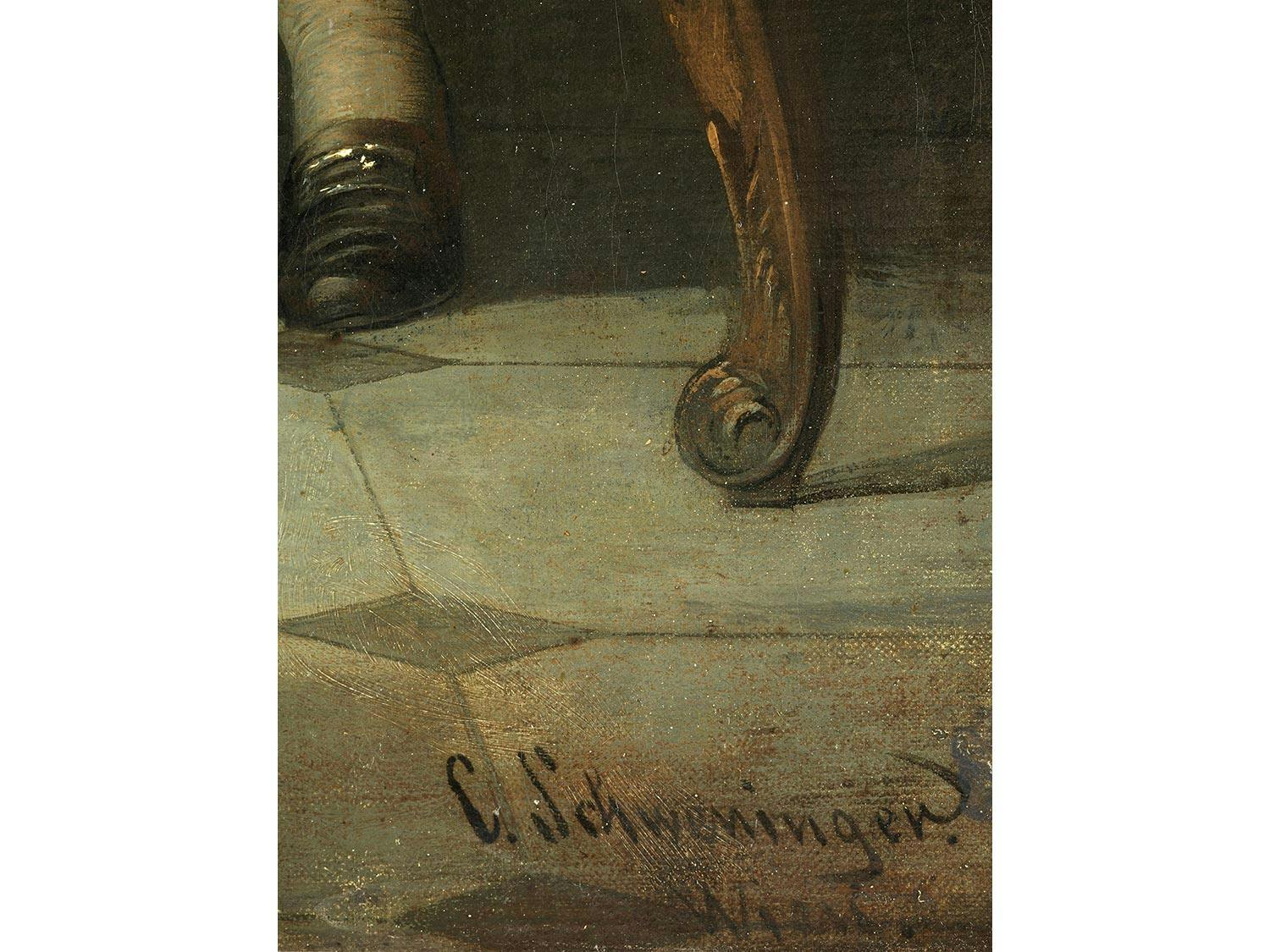 Detailabbildung: Carl Schweninger, 1854 Wien – 1903 ebenda