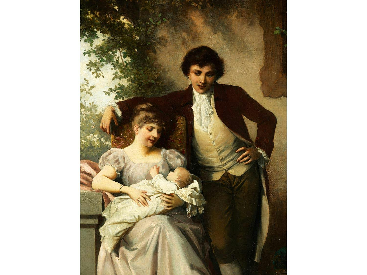Detailabbildung: Carl Schweninger, 1854 Wien – 1903 ebenda