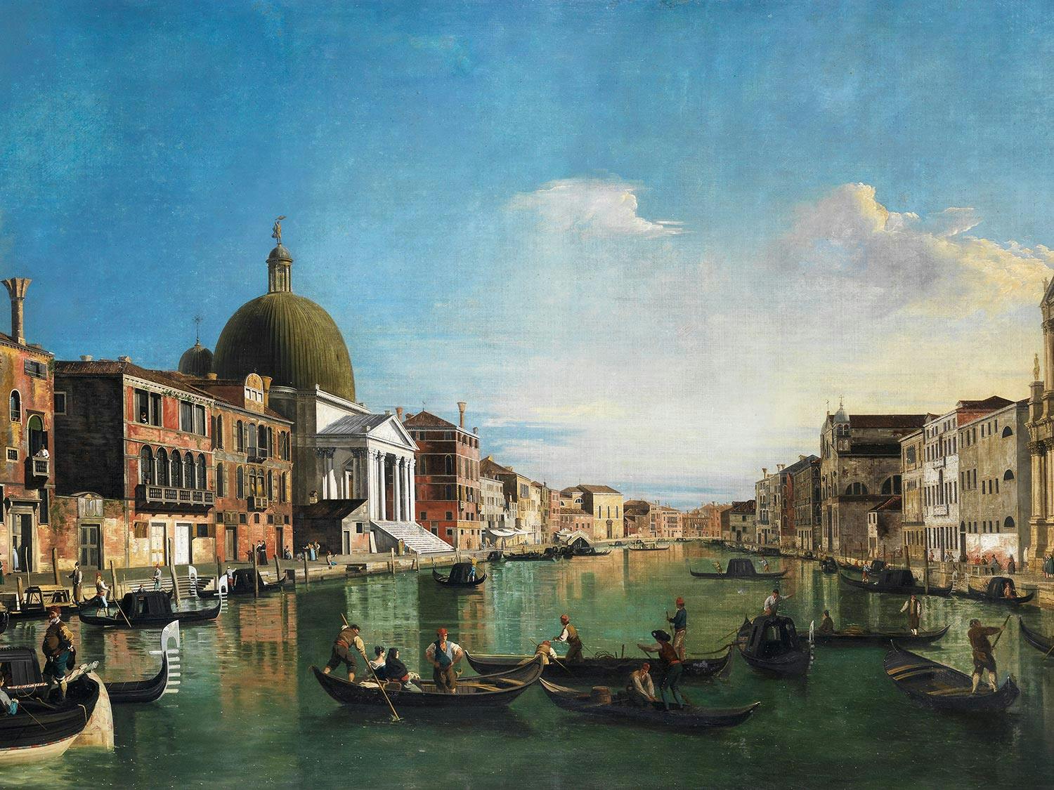 Detailabbildung: Giovanni Antonio Canal, genannt „Canaletto“, 1697 Venedig – 1768 ebenda, Nachfolge des