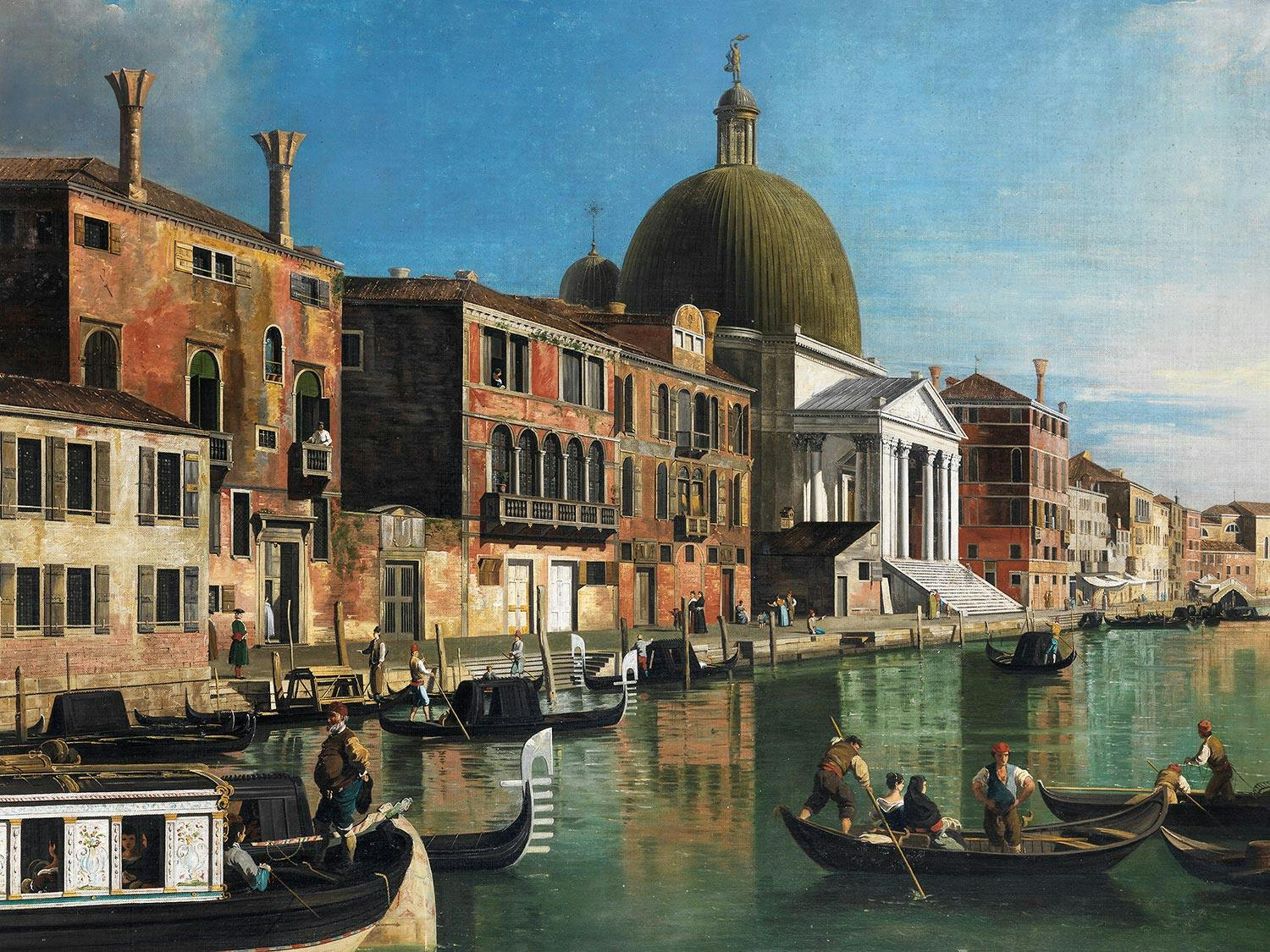 Detailabbildung: Giovanni Antonio Canal, genannt „Canaletto“, 1697 Venedig – 1768 ebenda, Nachfolge des