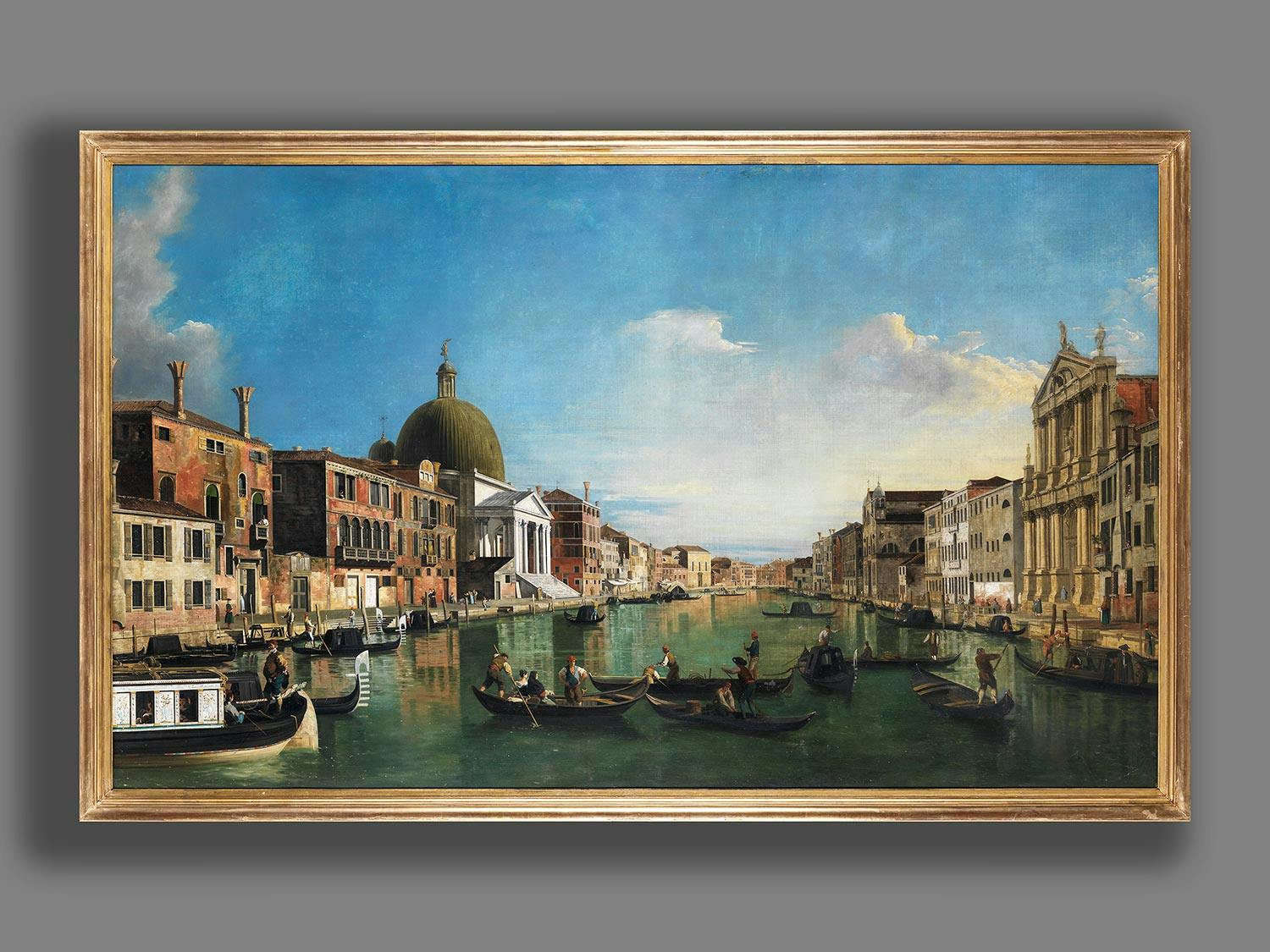 Detailabbildung: Giovanni Antonio Canal, genannt „Canaletto“, 1697 Venedig – 1768 ebenda, Nachfolge des