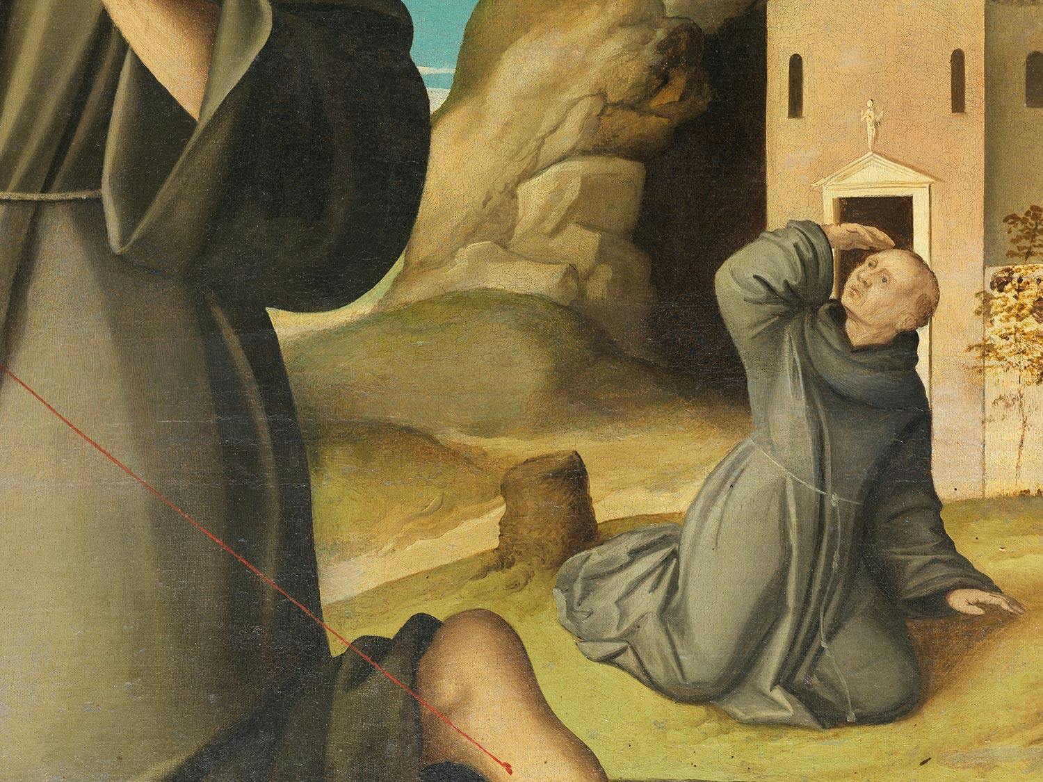Detailabbildung: Francesco Raibolini Francia, genannt „Francesco Francia“, um 1450 Zola Predosa/ Bologna – 1517 ebenda