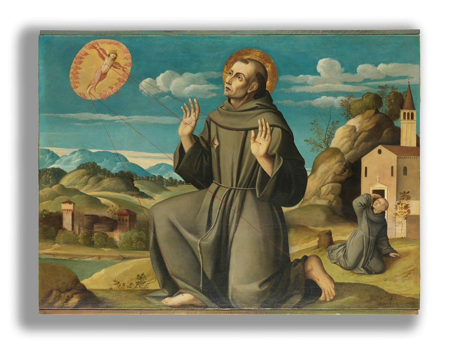 Detailabbildung: Francesco Raibolini Francia, genannt „Francesco Francia“, um 1450 Zola Predosa/ Bologna – 1517 ebenda