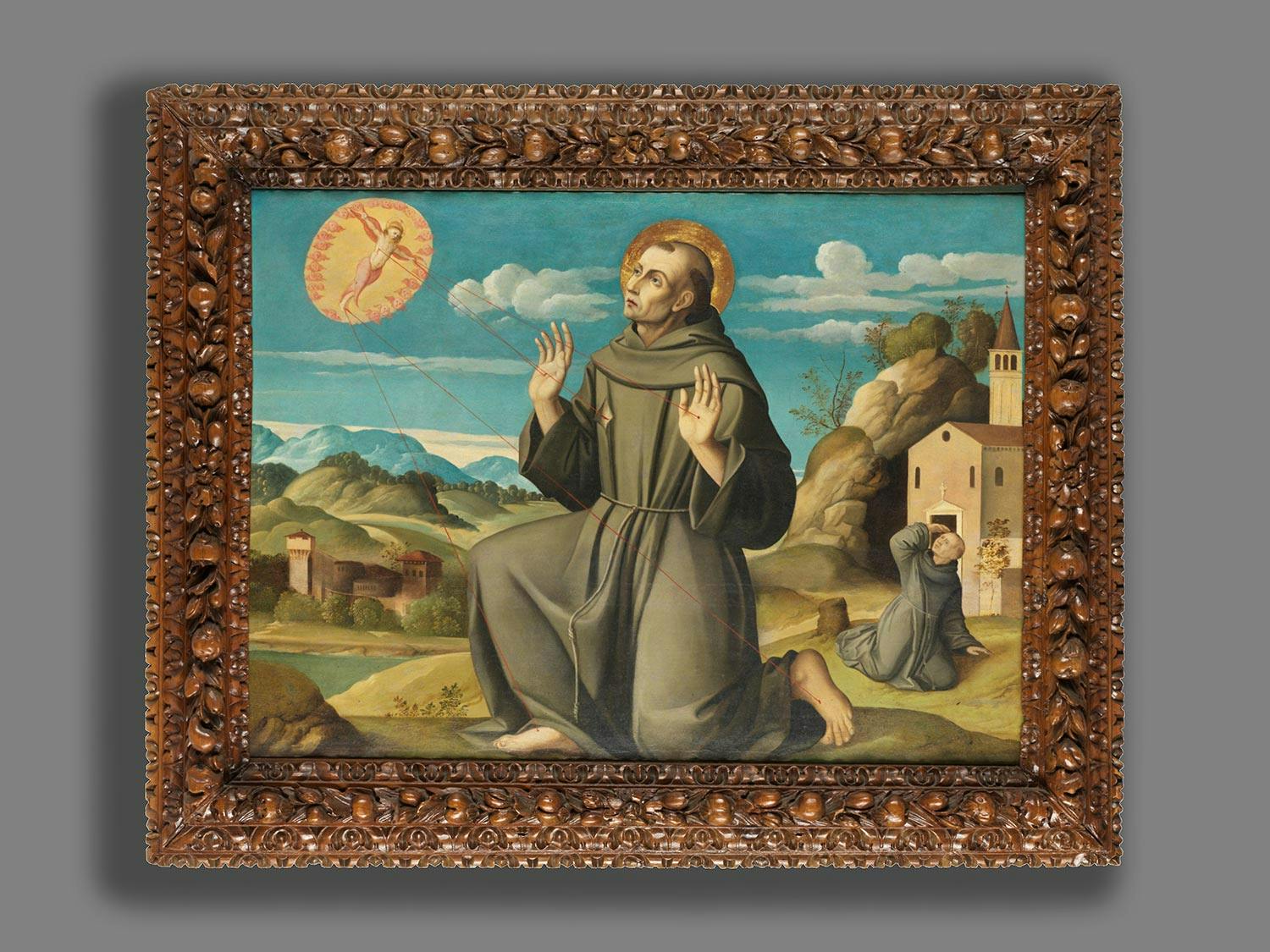 Detailabbildung: Francesco Raibolini Francia, genannt „Francesco Francia“, um 1450 Zola Predosa/ Bologna – 1517 ebenda