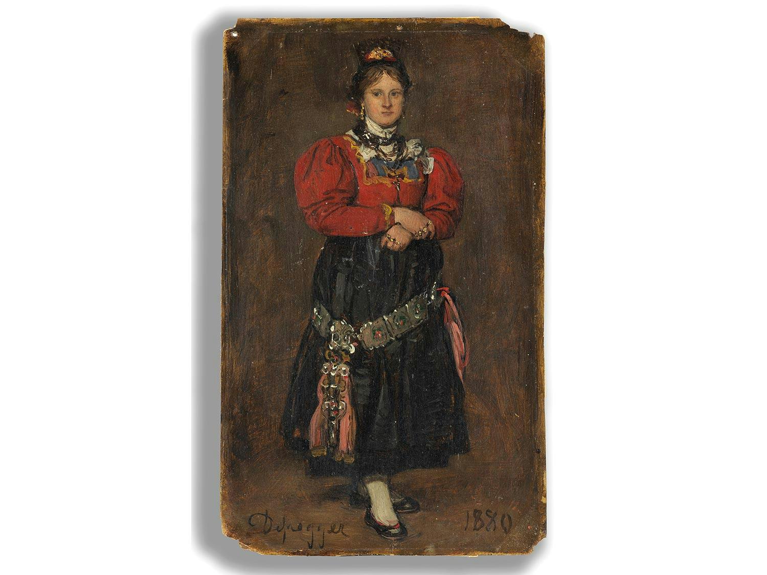 Detailabbildung: Franz von Defregger, 1835 Stronach – 1921 München