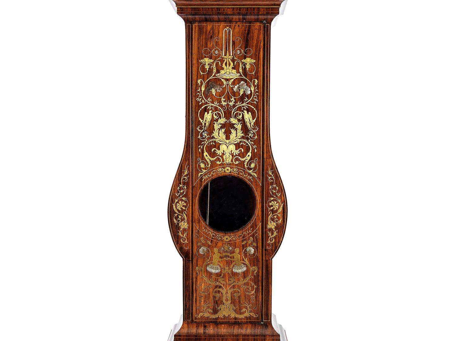 Detailabbildung: Höfische Standuhr