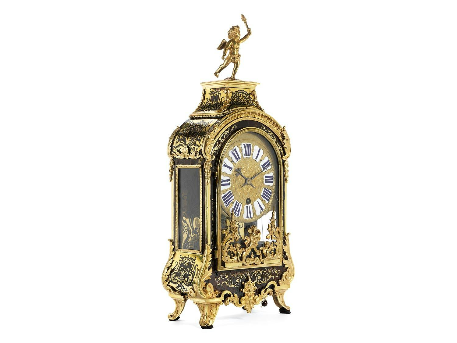 Louis XIV-Boulle-Pendule von Pierre Margotin – Paris