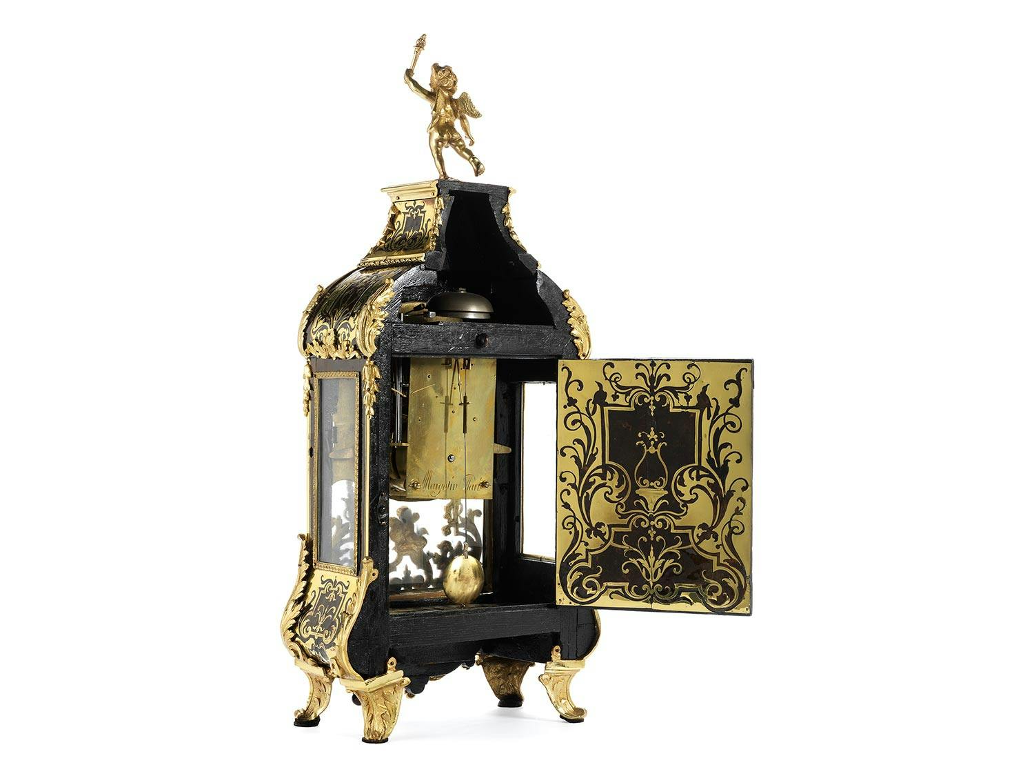 Detailabbildung: Louis XIV-Boulle-Pendule von Pierre Margotin – Paris