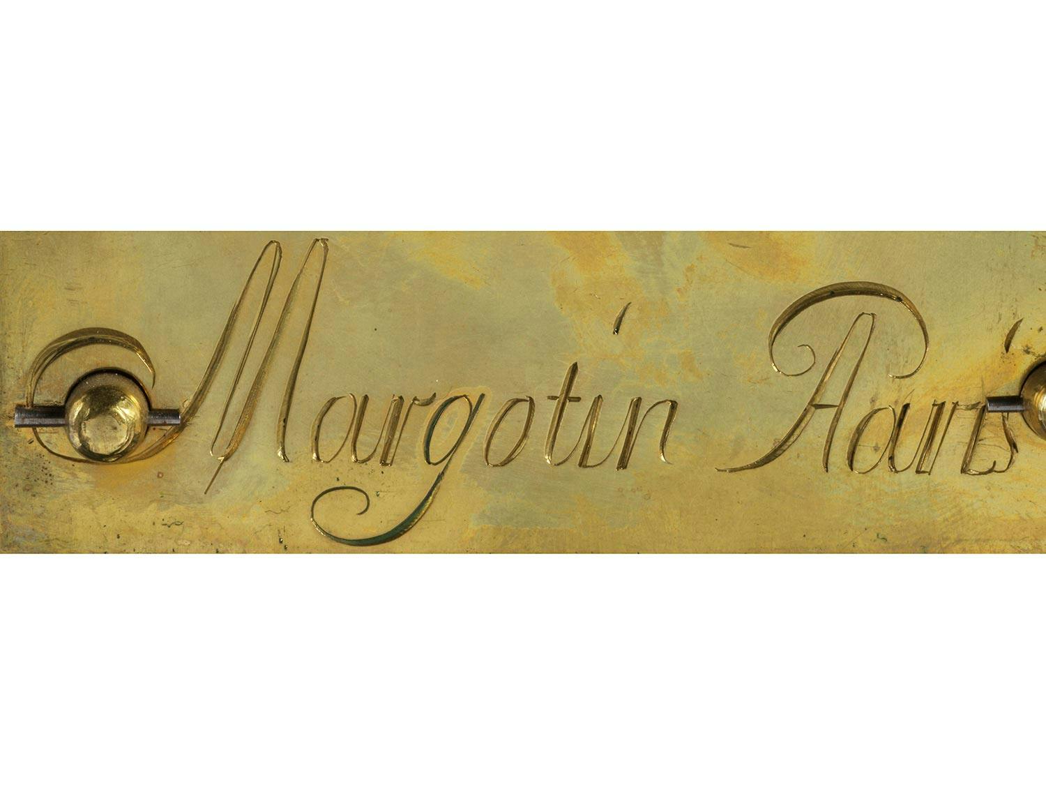 Detailabbildung: Louis XIV-Boulle-Pendule von Pierre Margotin – Paris