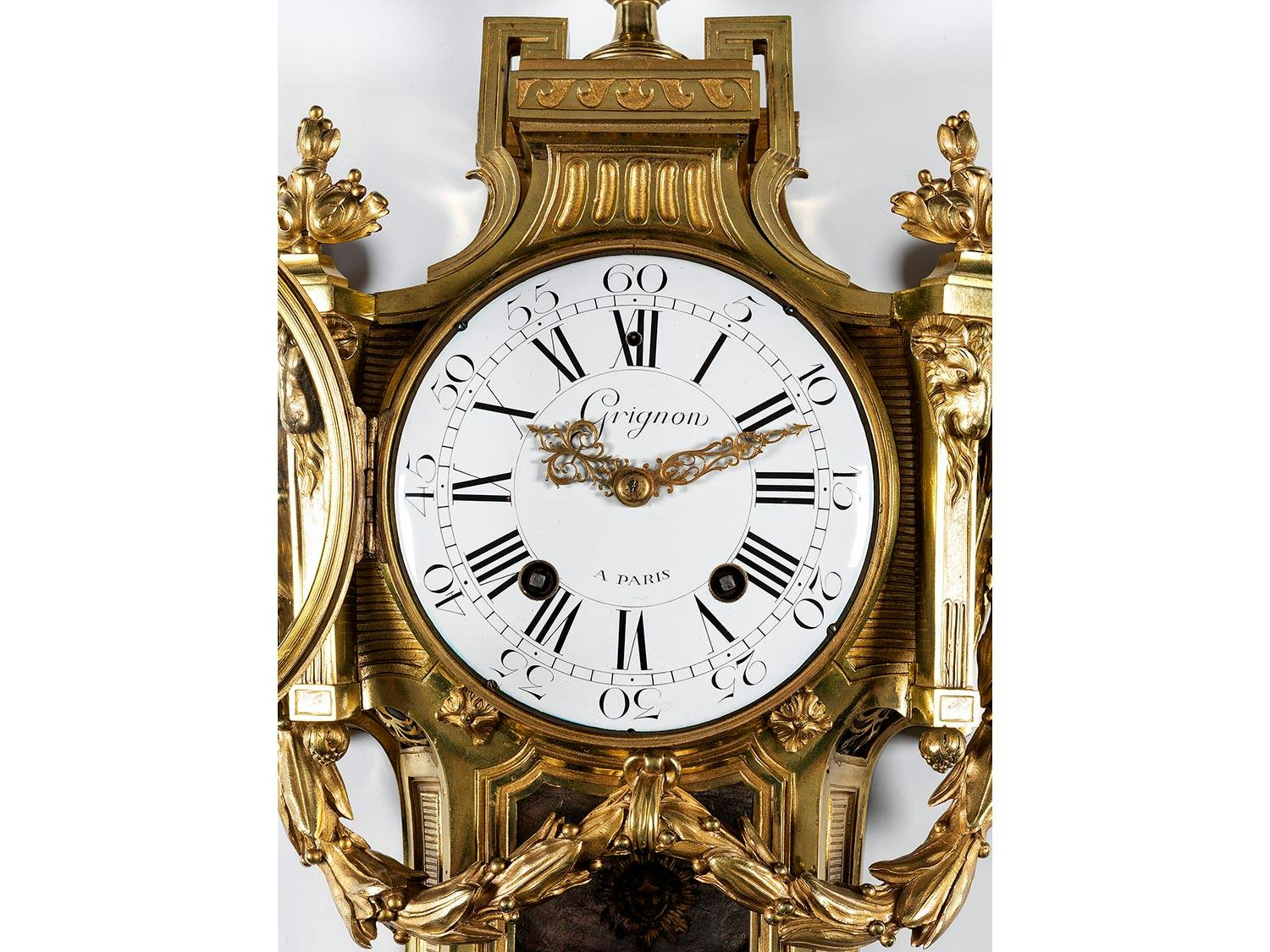 Detailabbildung: Louis XVI-Carteluhr