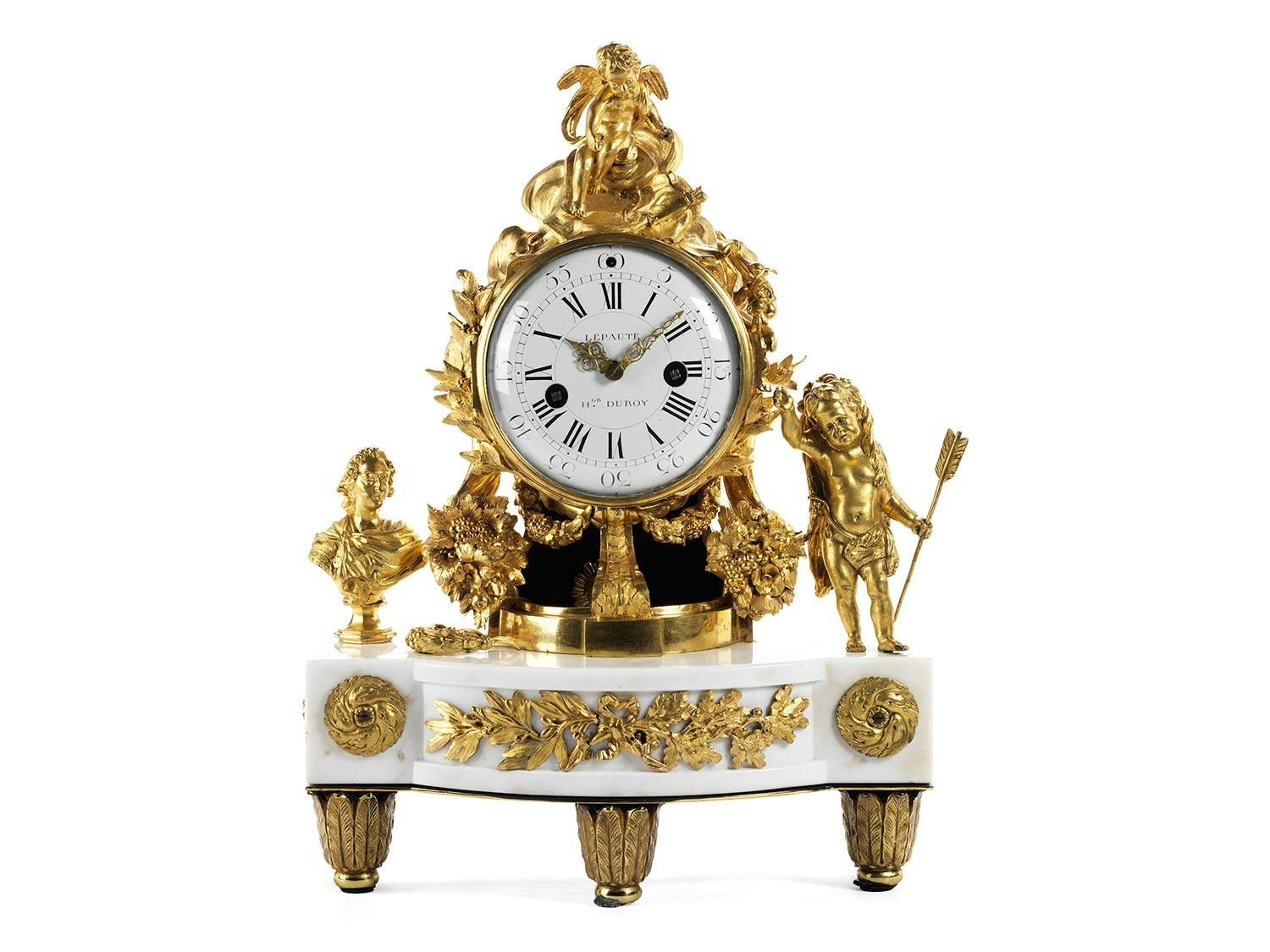 Große Louis XVI-Kaminuhr
