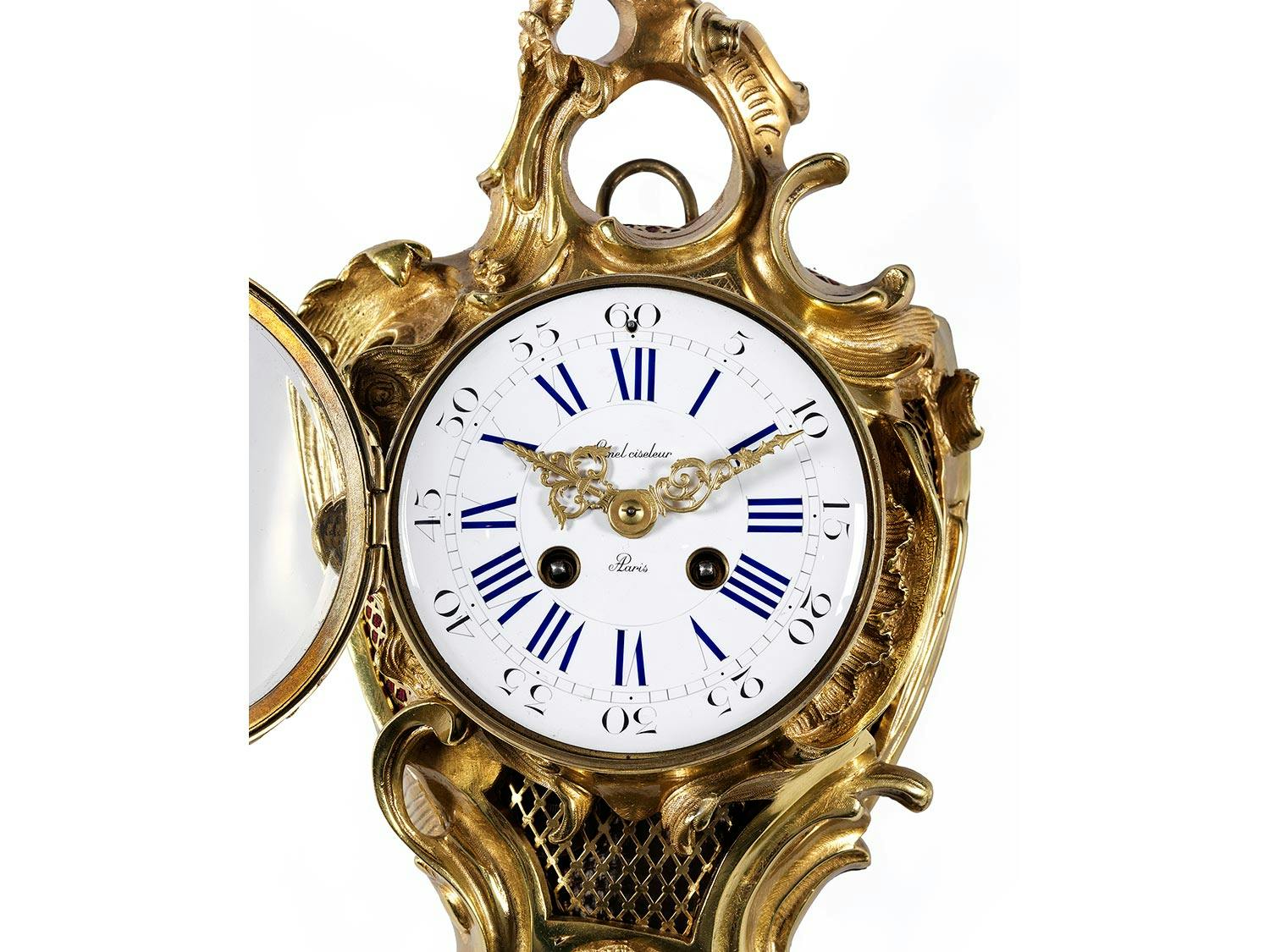 Detailabbildung: Carteluhr im Louis XV-Stil