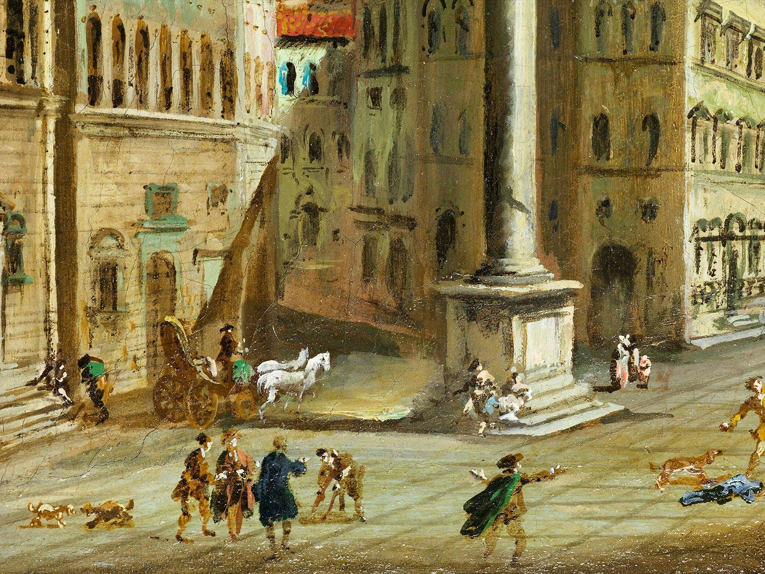 Detailabbildung: Giuseppe Zocchi, 1711 Florenz – 1767 ebenda, Kreis des