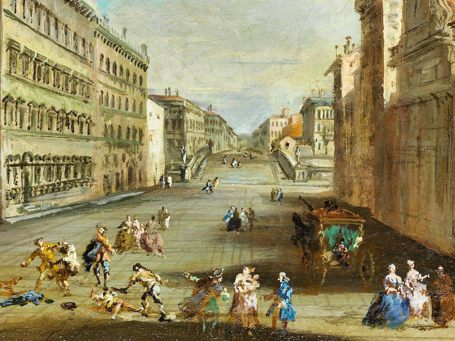 Detailabbildung: Giuseppe Zocchi, 1711 Florenz – 1767 ebenda, Kreis des