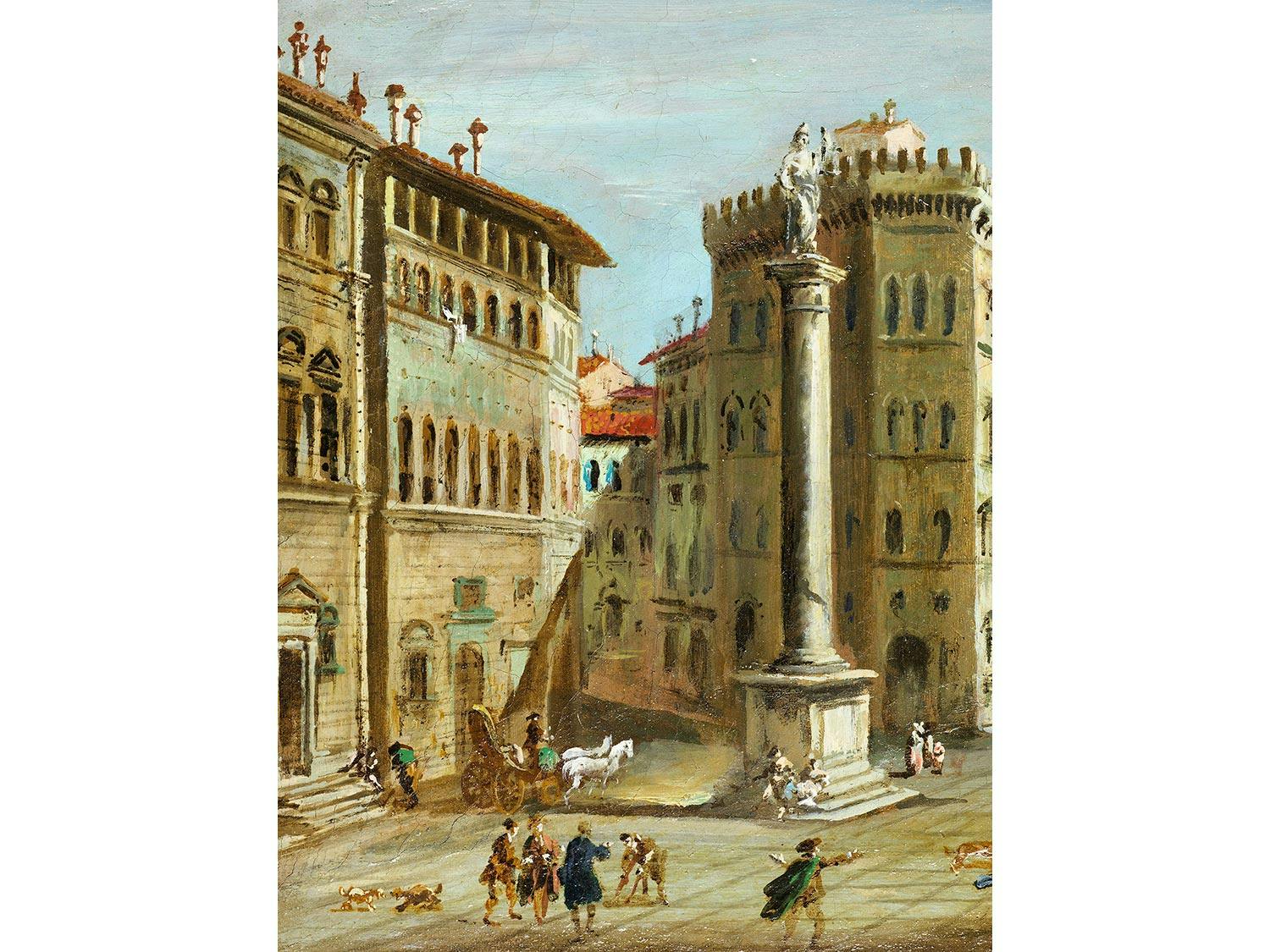 Detailabbildung: Giuseppe Zocchi, 1711 Florenz – 1767 ebenda, Kreis des