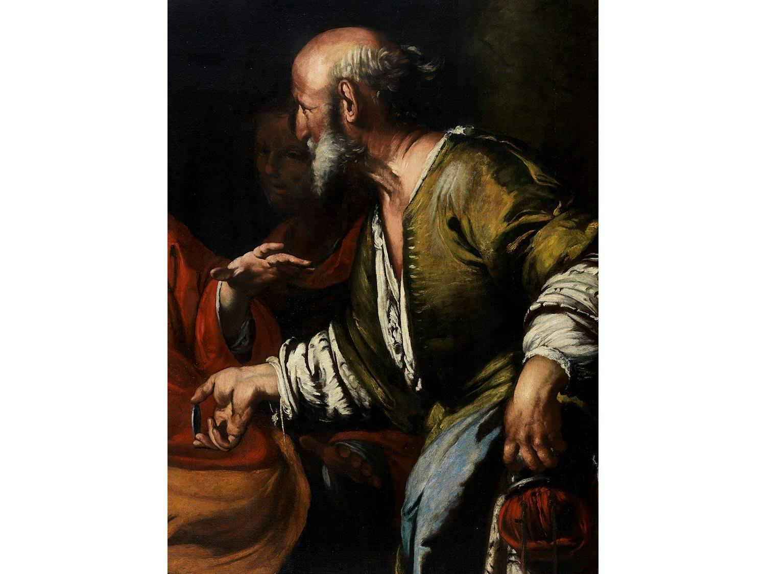Detailabbildung: Bernardo Strozzi, auch genannt „Il Cappuccino“, 1581 Genua – 1644 Venedig