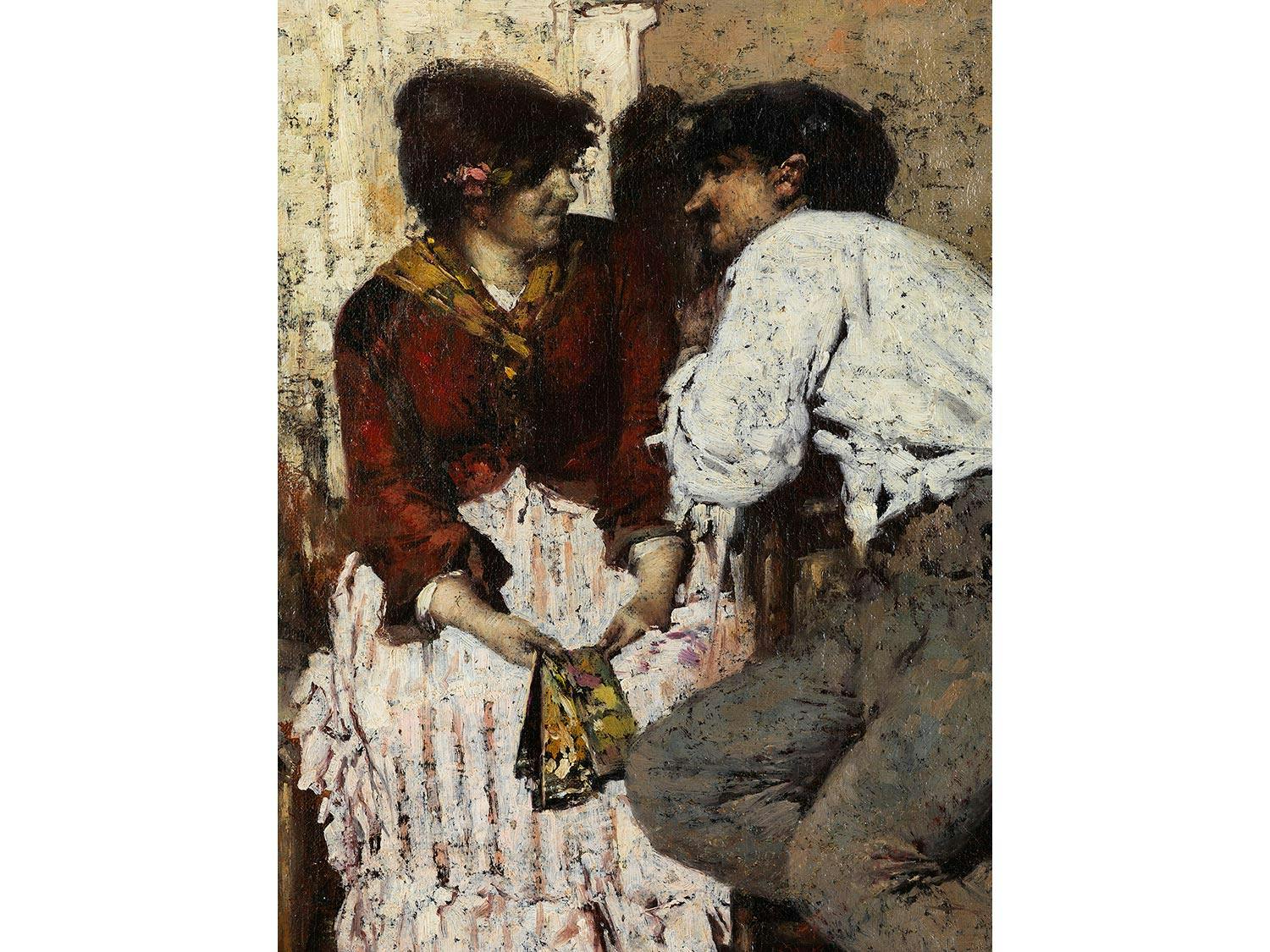 Detailabbildung: Giacomo Favretto, 1849 Venedig – 1887 ebenda