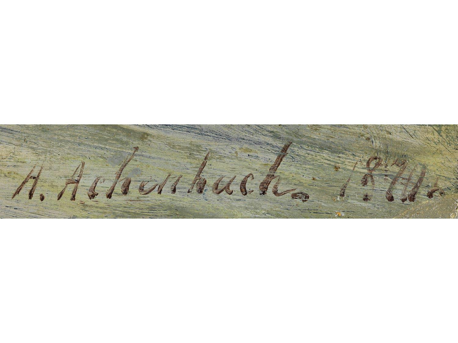 Detailabbildung: Andreas Achenbach, 1815 Kassel – 1910 Düsseldorf