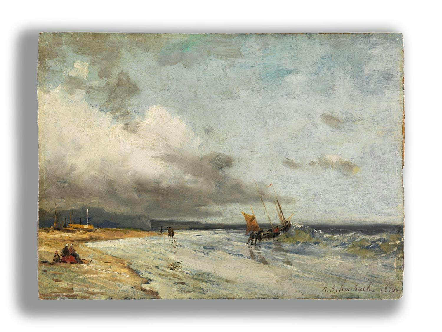 Detailabbildung: Andreas Achenbach, 1815 Kassel – 1910 Düsseldorf