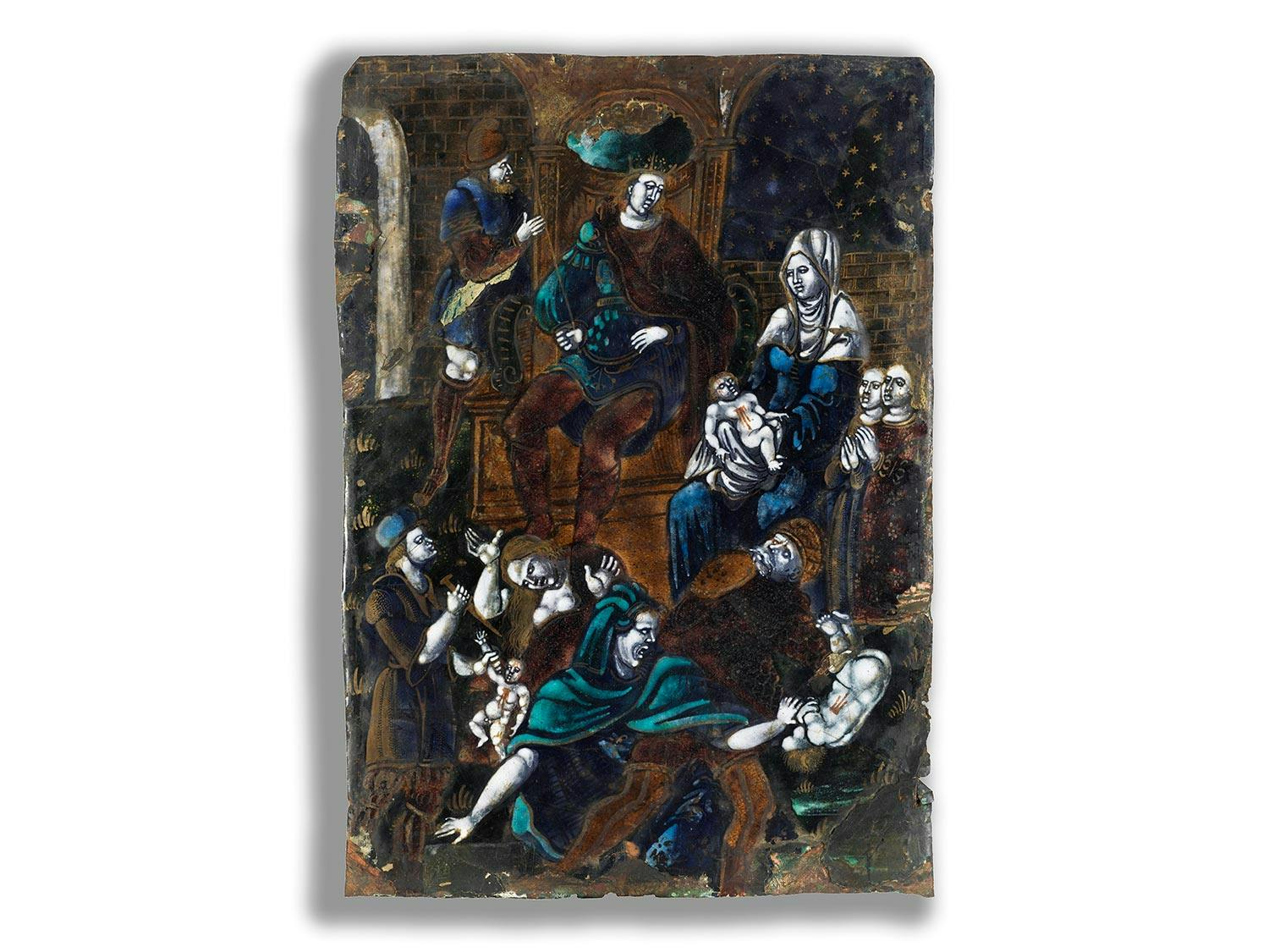 Limoges Email Plakette