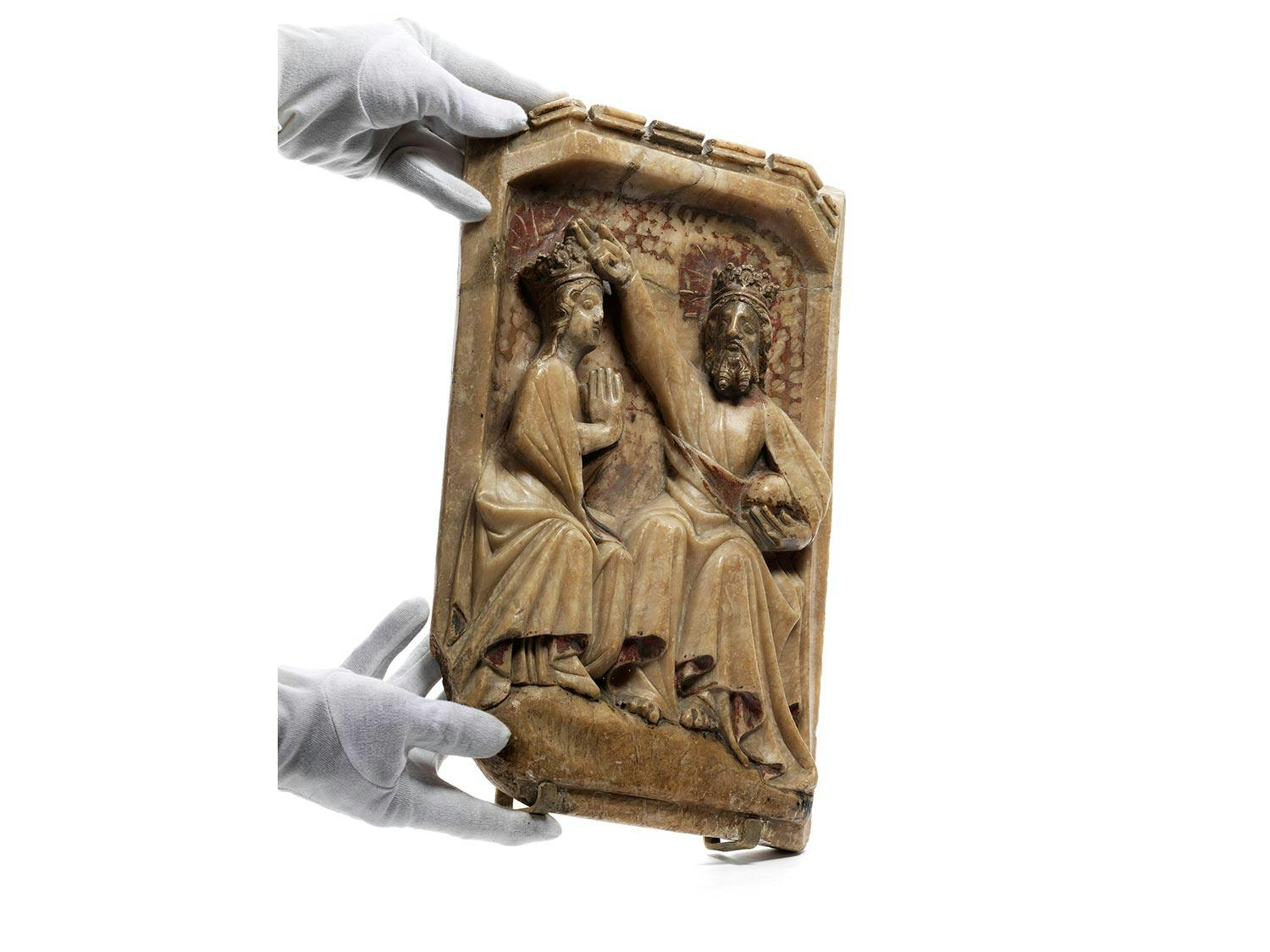 Detailabbildung: Krönung Mariae durch Christus