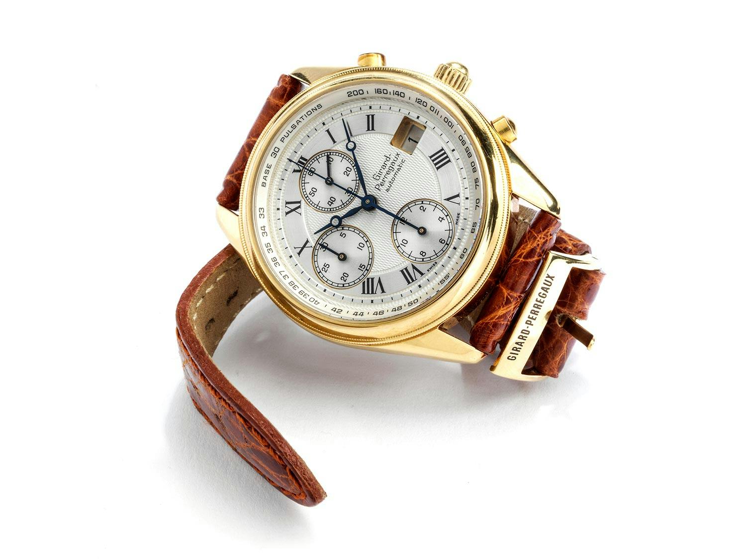 Detailabbildung: Goldener Girard-Perregaux Olimpico Chronograph