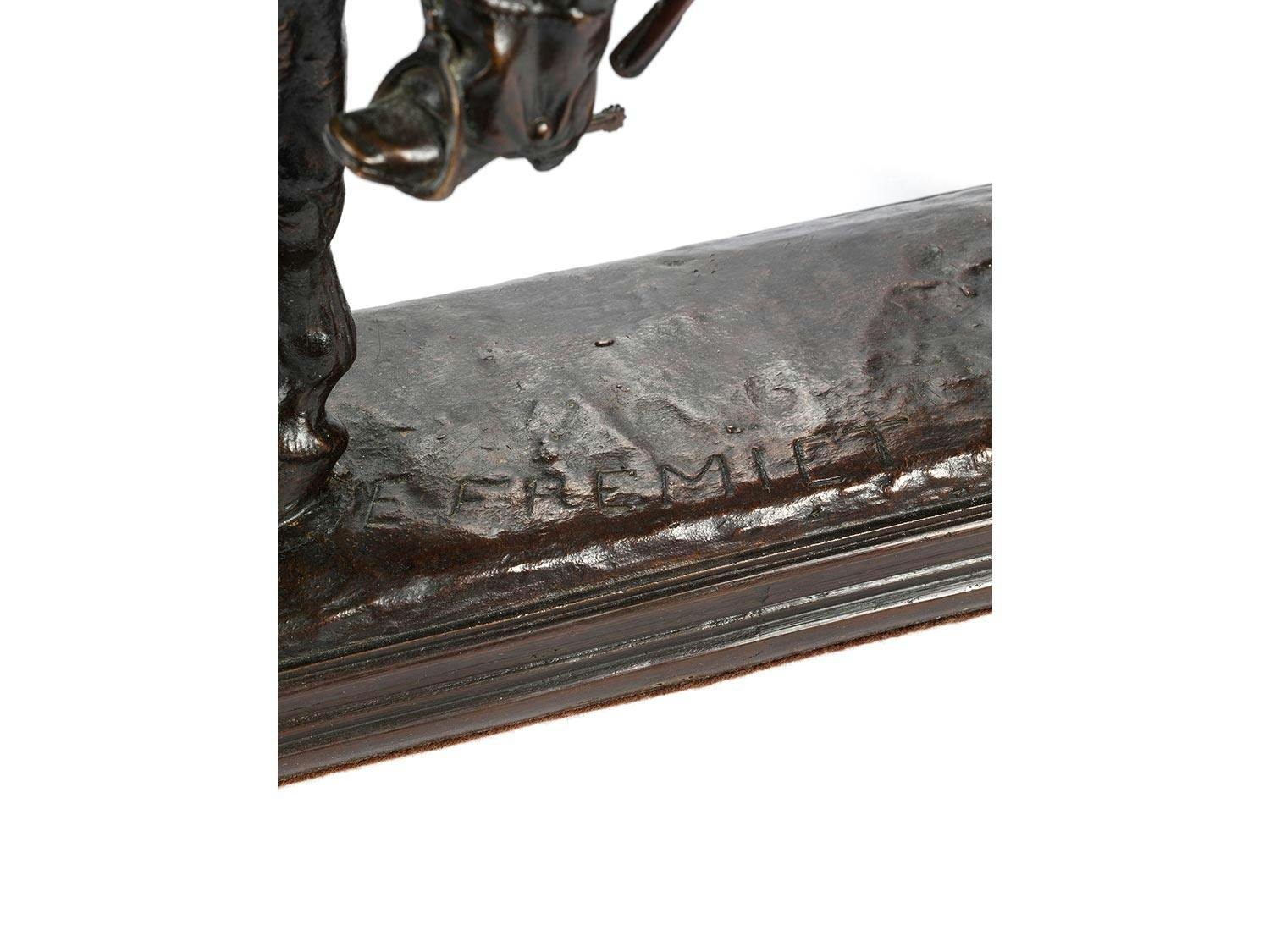 Detailabbildung: Emmanuel Frémiet, 1824 Paris – 1910 ebenda
