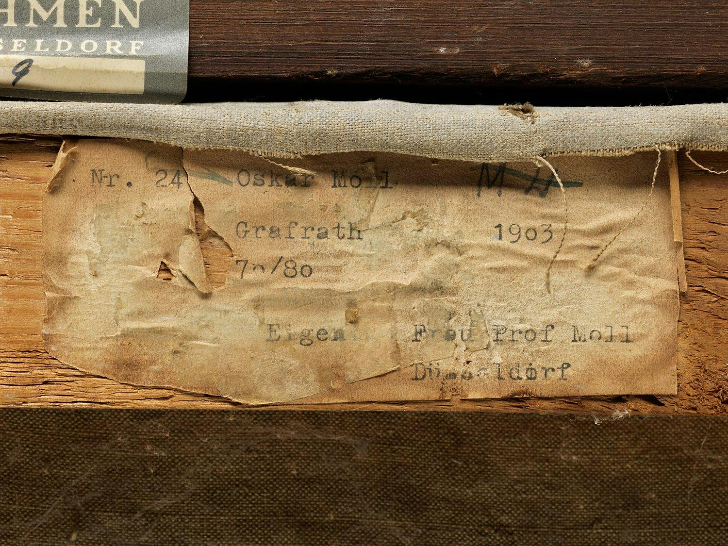 Detailabbildung: Oskar Moll, 1875 Brieg/ Schlesien – 1947 Berlin