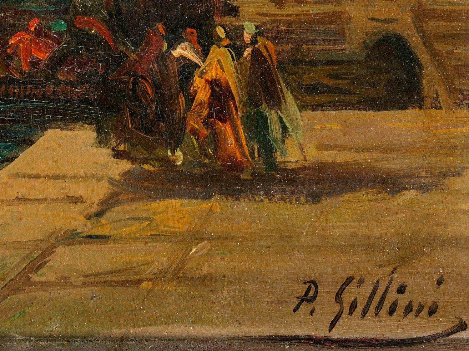 Detailabbildung: Félix Ziem, 1821 Beaune – 1911 Paris, Art des