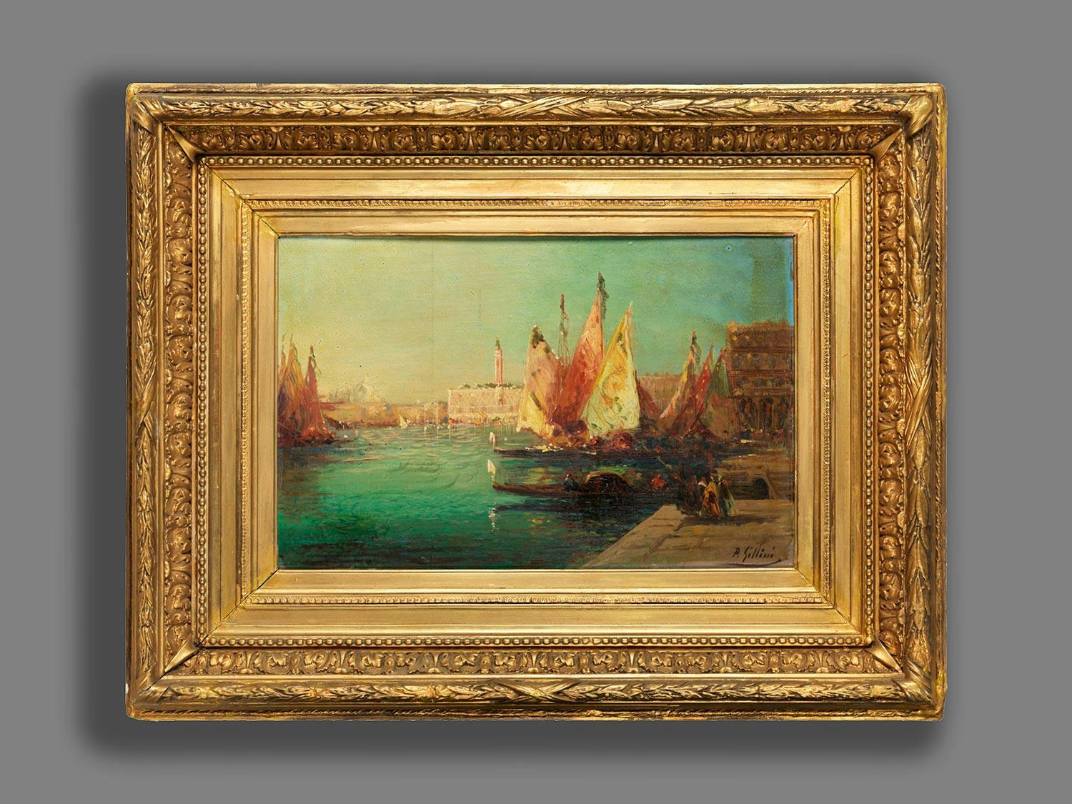 Detailabbildung: Félix Ziem, 1821 Beaune – 1911 Paris, Art des