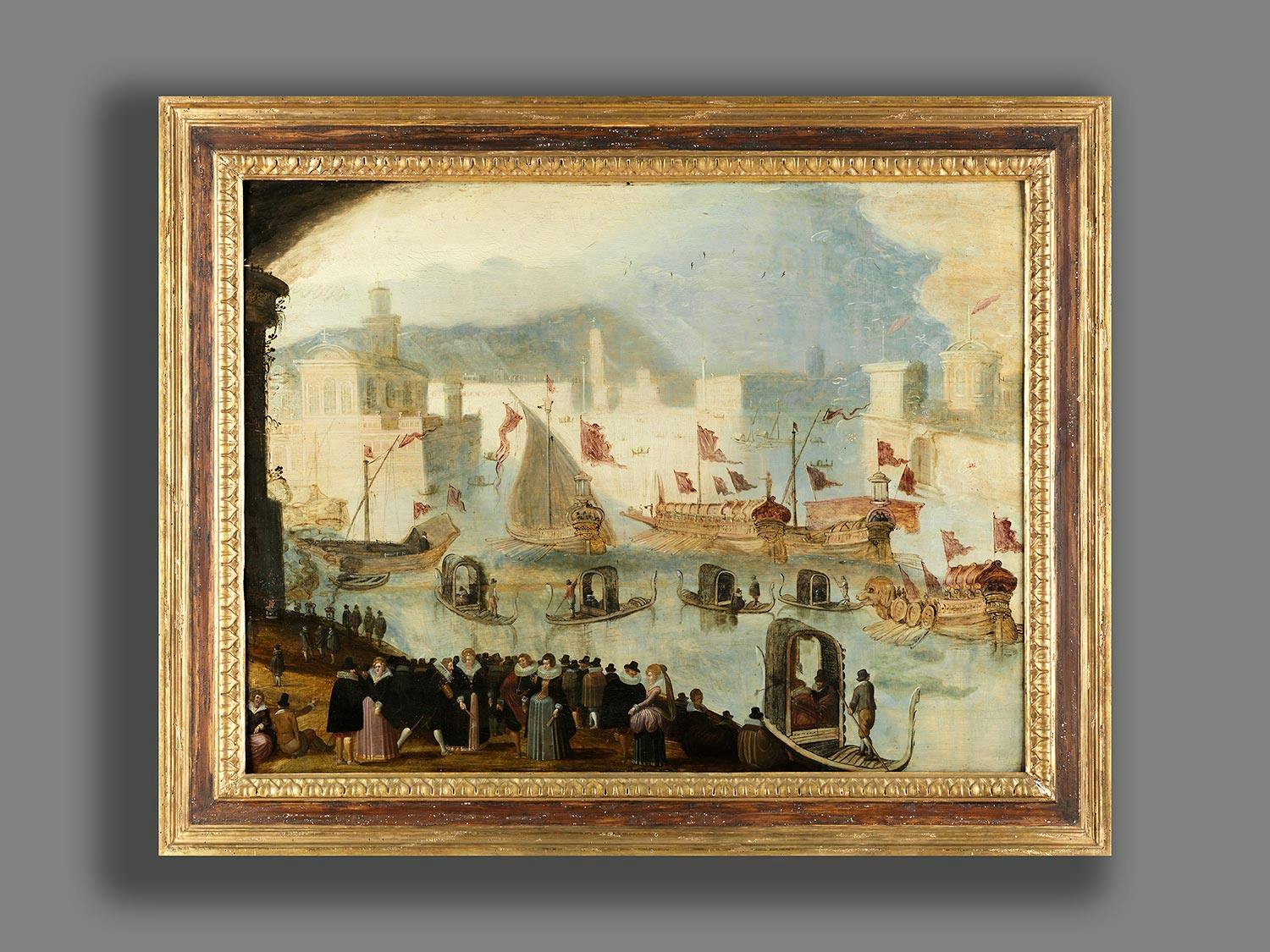 Detailabbildung: Louis de Caullery, um 1580 Cambrai – um 1621 Antwerpen, zug.