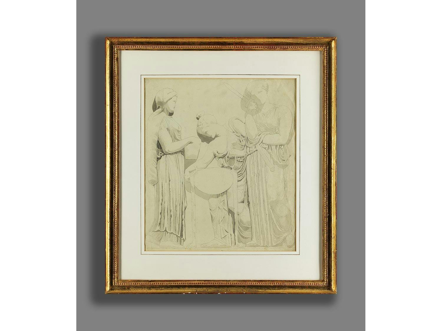 Detailabbildung: Edouard Jacques Gatteaux, 1788 Paris – 1881 Paris, zug.