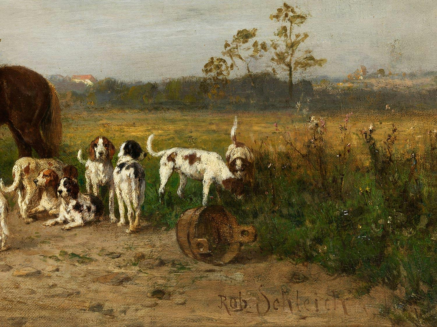 Detailabbildung: Robert Schleich, 1845 München – 1934 ebenda