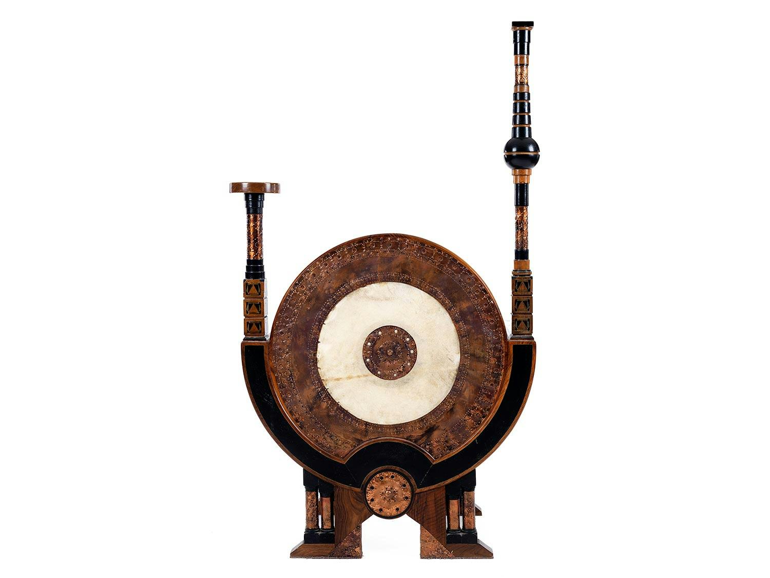 Detailabbildung: Carlo Bugatti Thronsessel