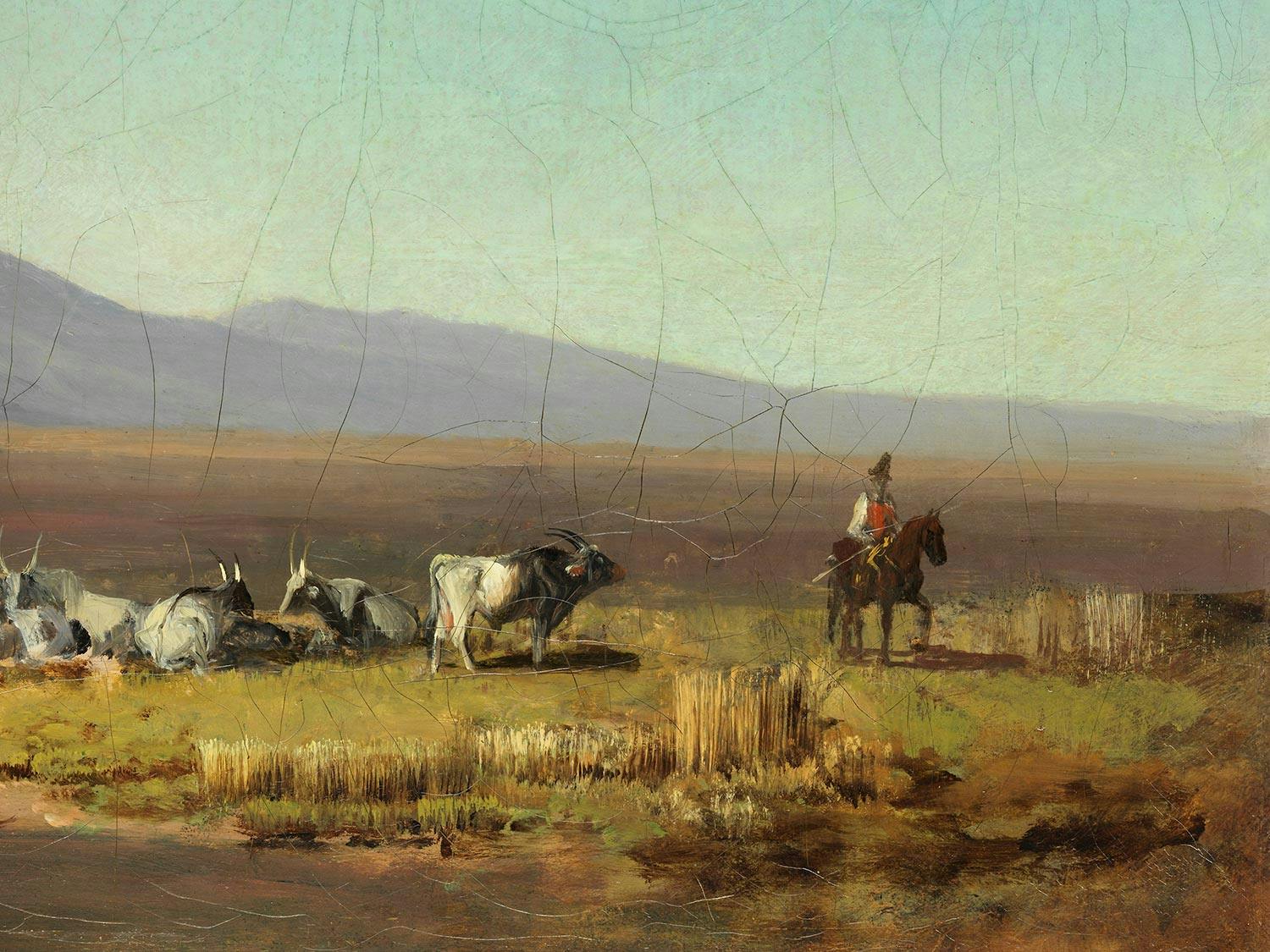 Detailabbildung: Heinrich Bürkel, 1802 Pirmasens – 1869 München, zug.