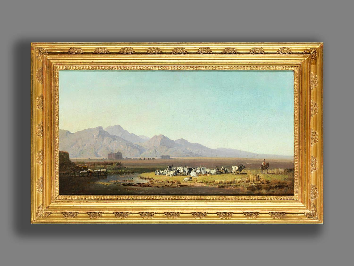 Detailabbildung: Heinrich Bürkel, 1802 Pirmasens – 1869 München, zug.