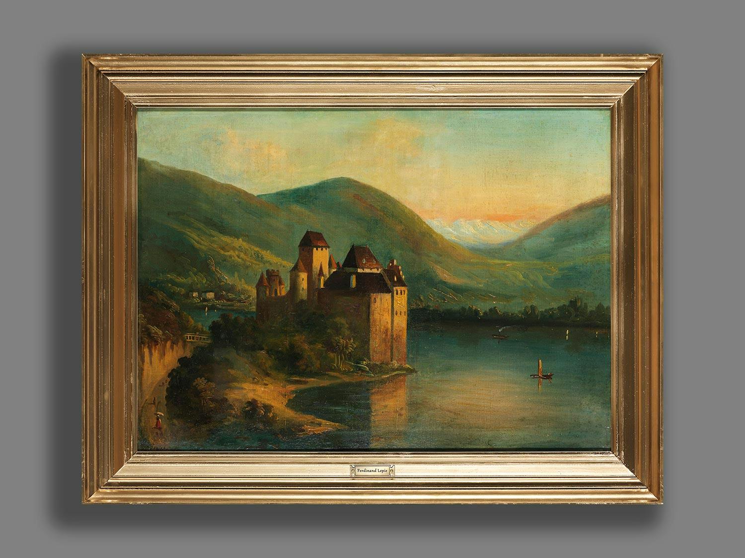 Detailabbildung: Ferdinand Lepié, 1824 Prag – 1883 Wien