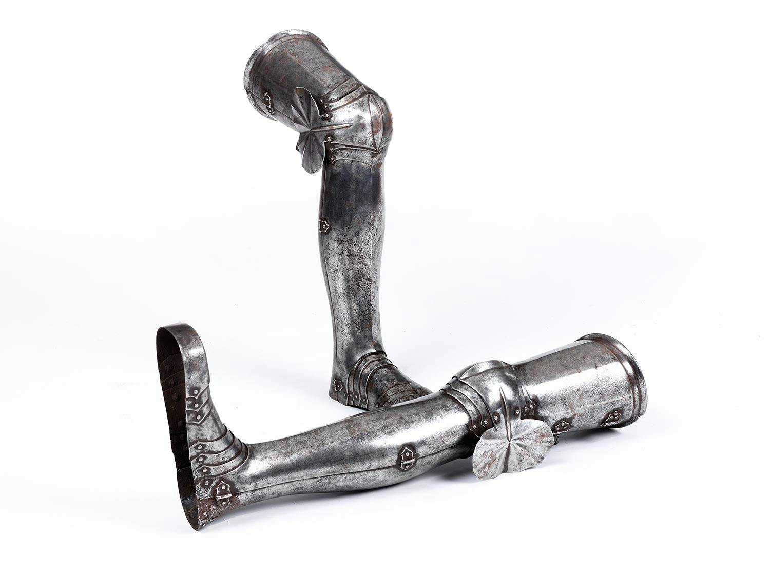 Detailabbildung: Paar Beinschutzteile