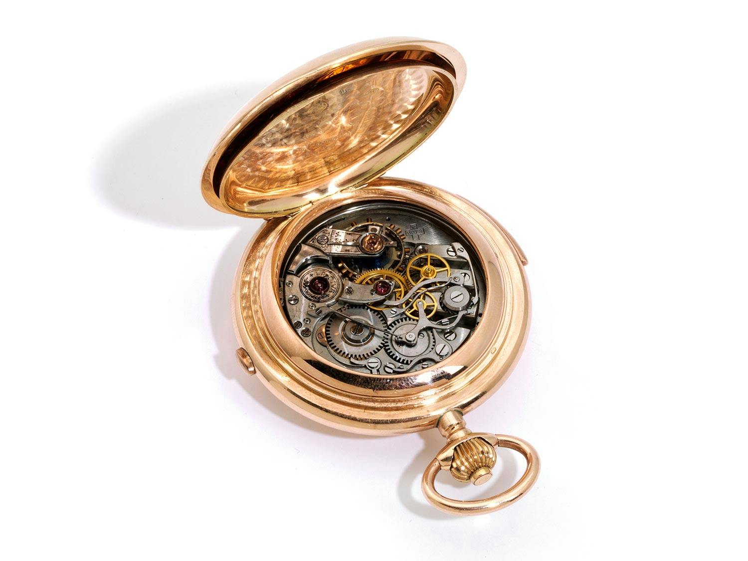 Detailabbildung: Goldene Taschenuhr