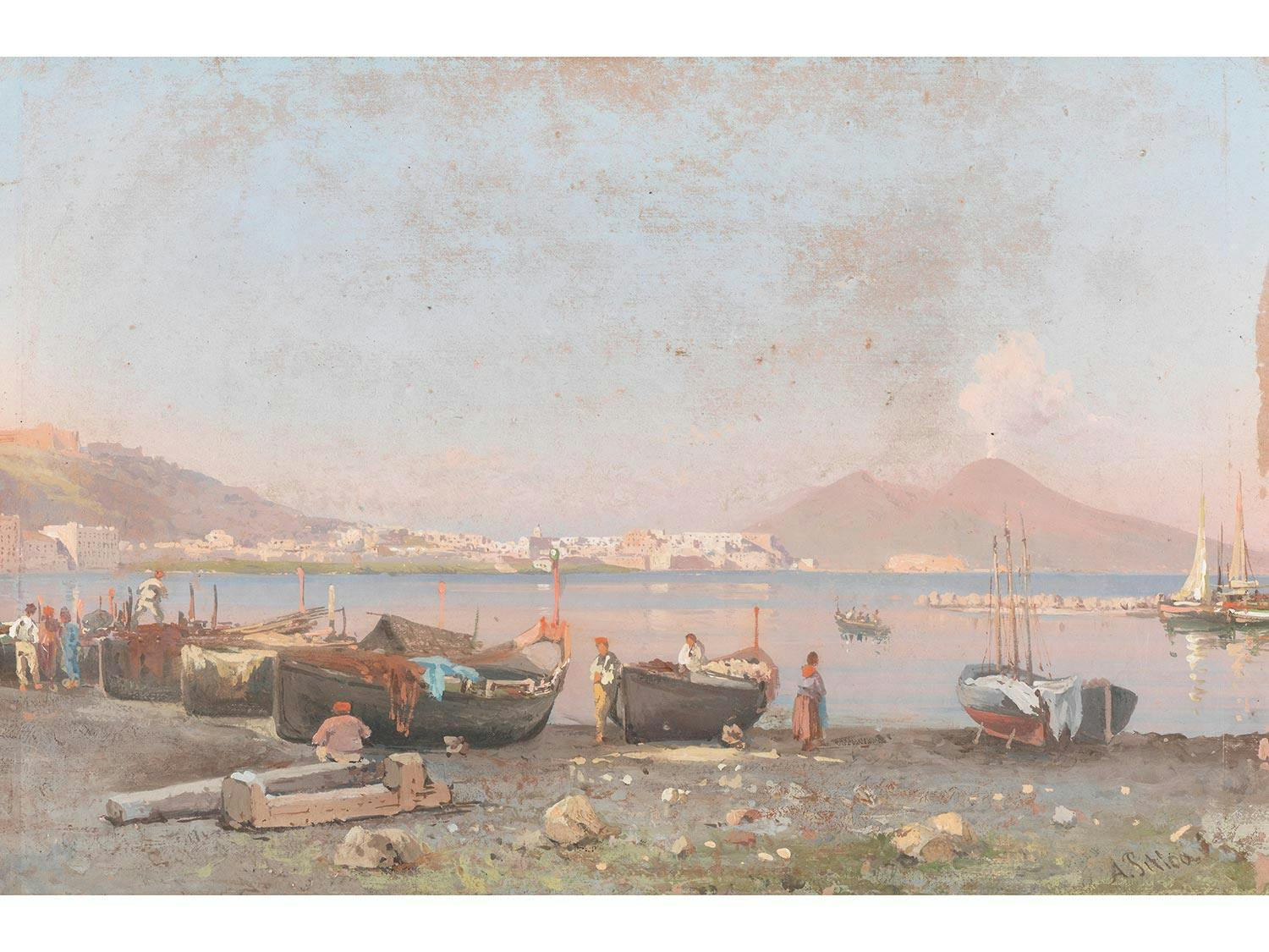 Detailabbildung: Antonio Sminck Pitloo, 1791 Arnheim – 1837 Neapel