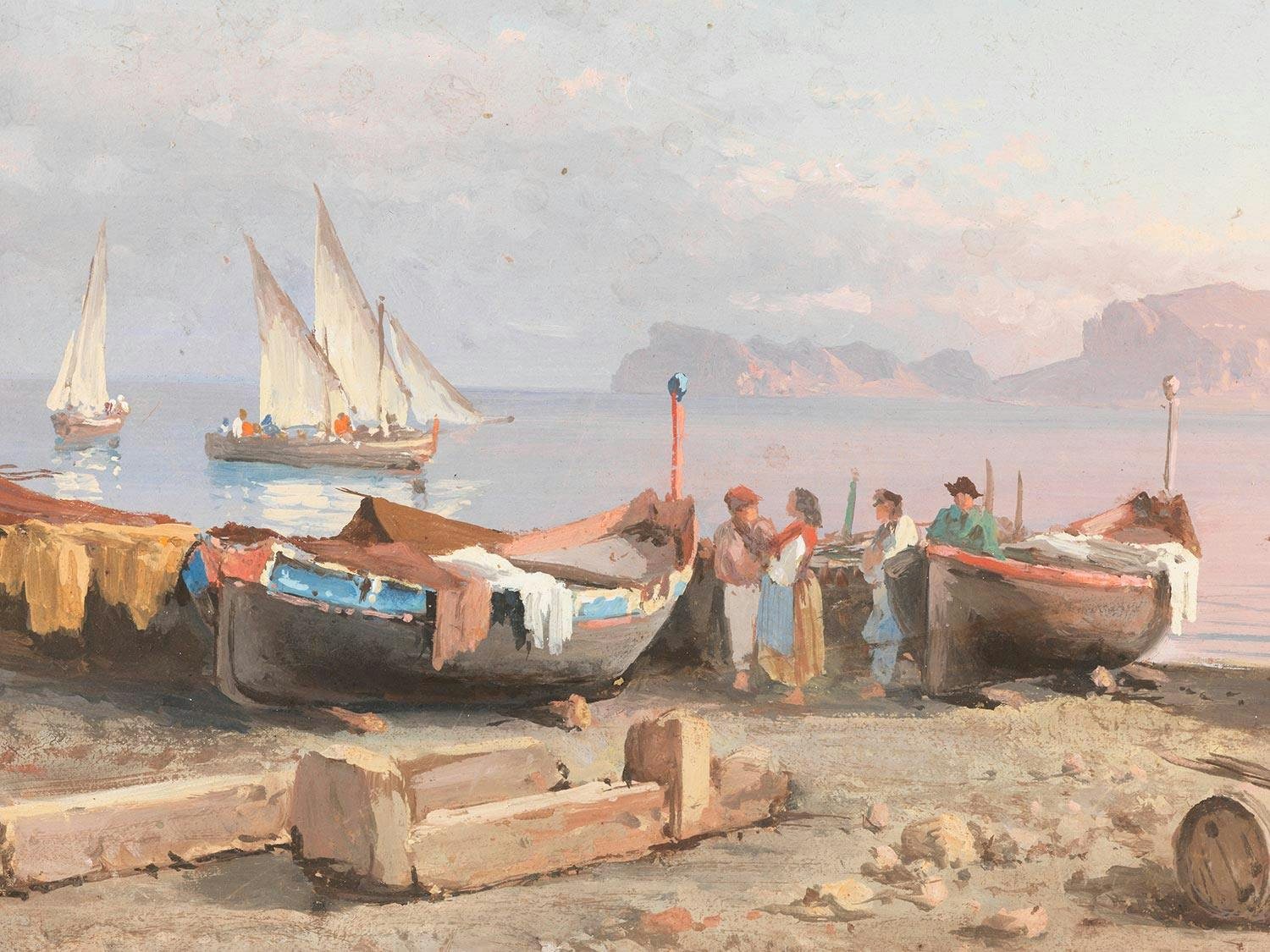 Detailabbildung: Antonio Sminck Pitloo, 1791 Arnheim – 1837 Neapel