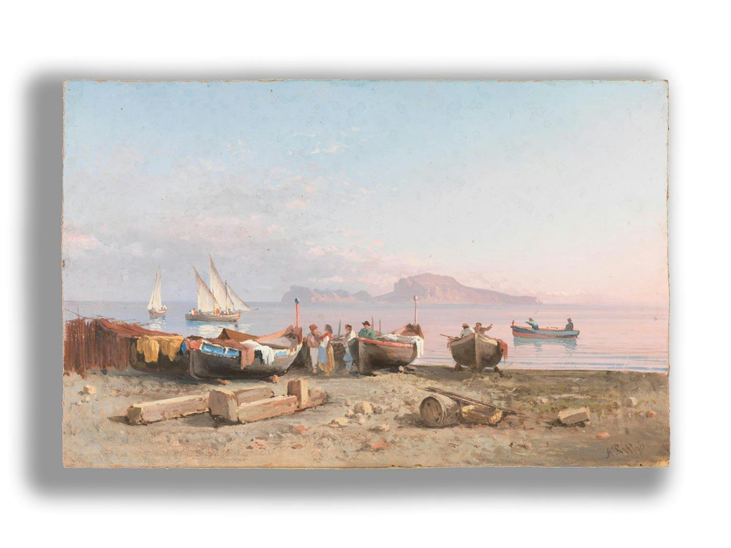 Detailabbildung: Antonio Sminck Pitloo, 1791 Arnheim – 1837 Neapel