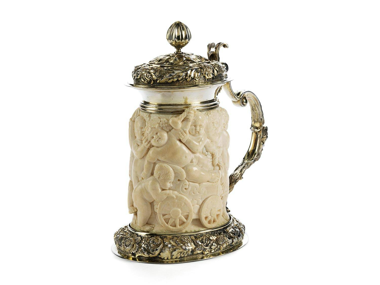 Detailabbildung: Humpen mit Kinderbacchanal